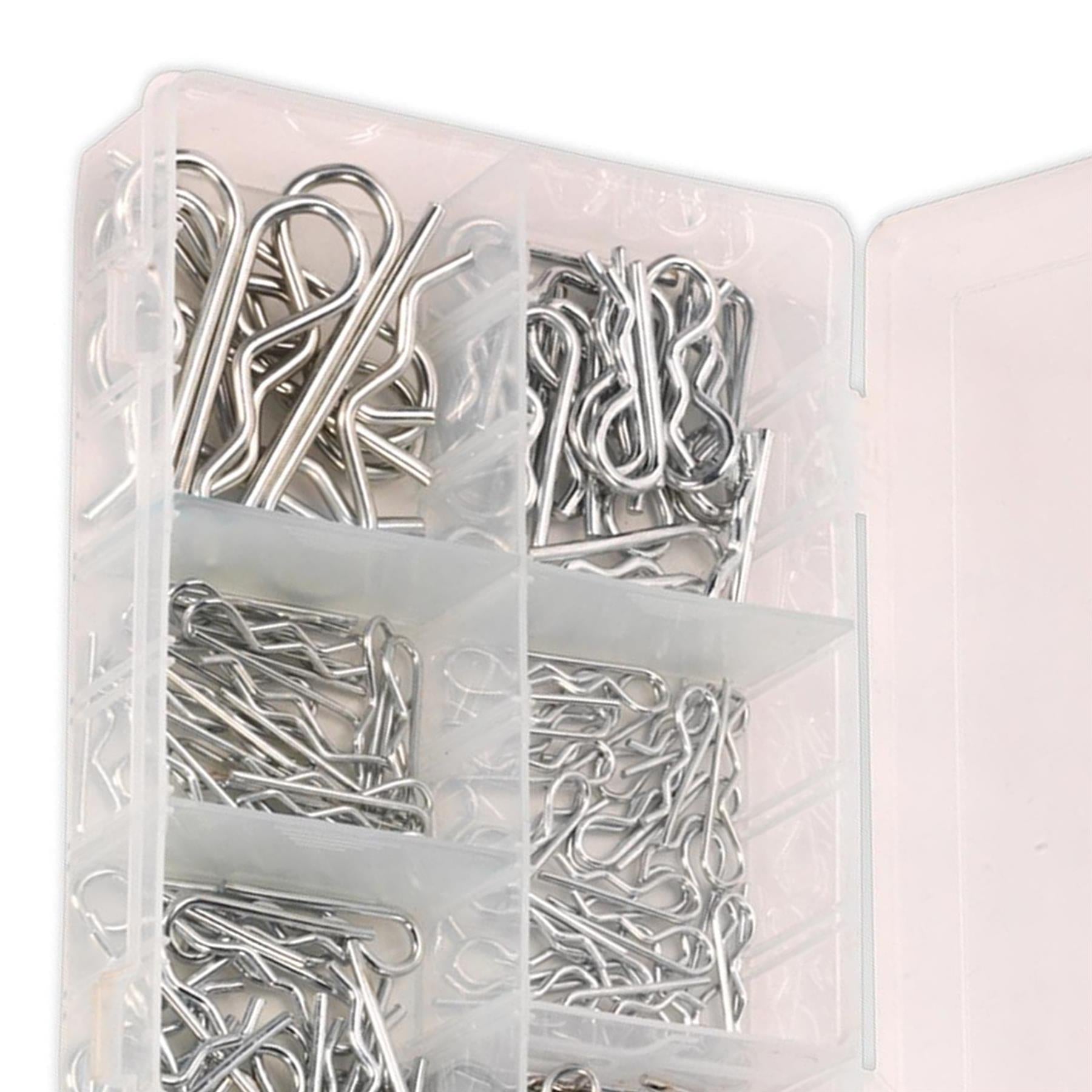 Sealey 150 Piece Cotter Pins Assorted Hair Pin Set R Clip Retaining Hitch Lynch