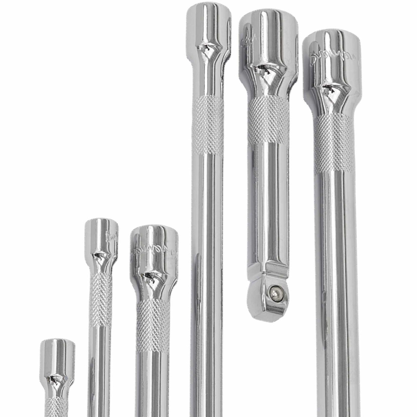 Sealey Wobble/Rigid Extension Bar Set 7pc 1/4", 3/8" & 1/2"Sq Drive