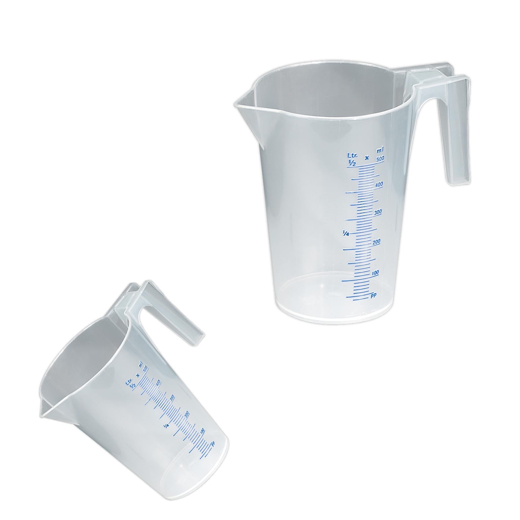 Sealey Measuring Jug Translucent 0.5L