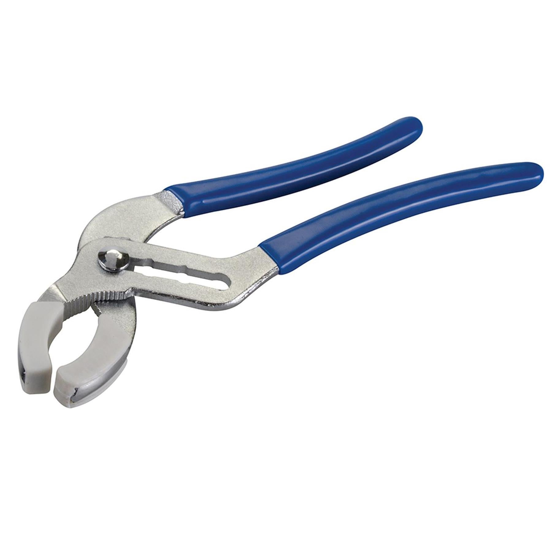Wide Jaw Plumbing Pliers - 250mm - Jaw 85mm With Pair Of Removable Soft Jaws