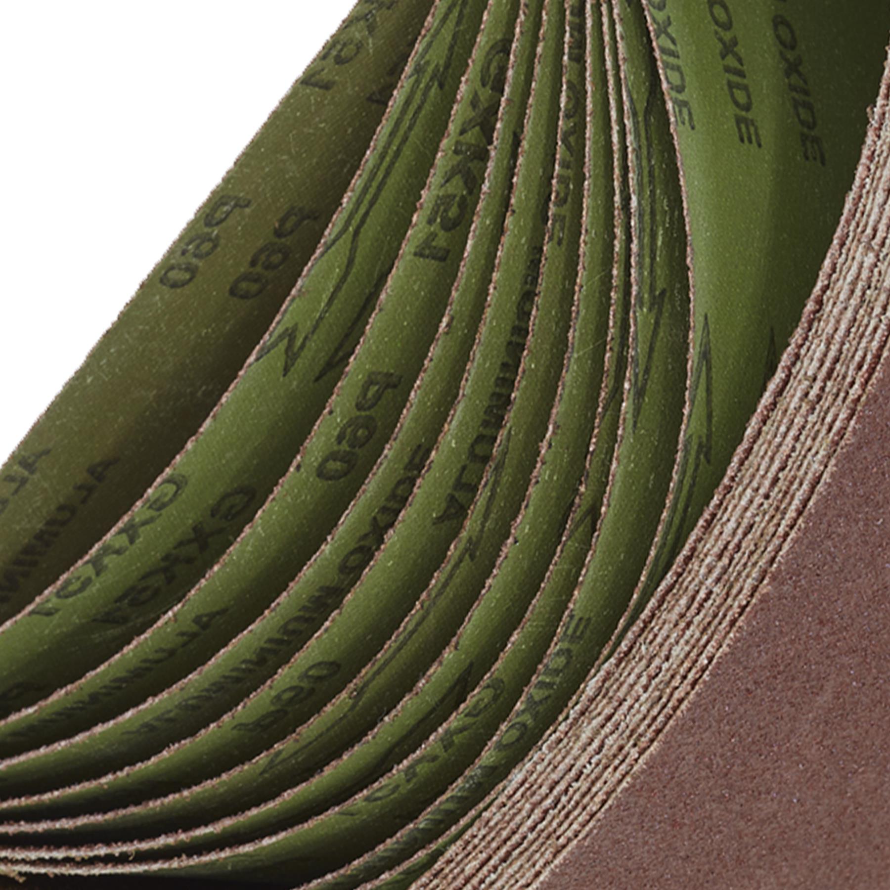 Sanding Belt 100 x 610mm 60Grit - Pack of 10.Aluminium oxide resin bonded.Sealey