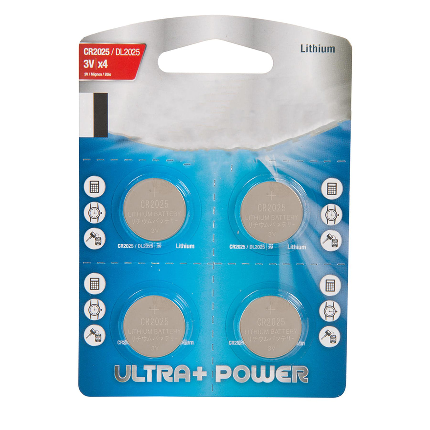 4x High Performance Lithium Small Button Cell Battery Batteries CR2025