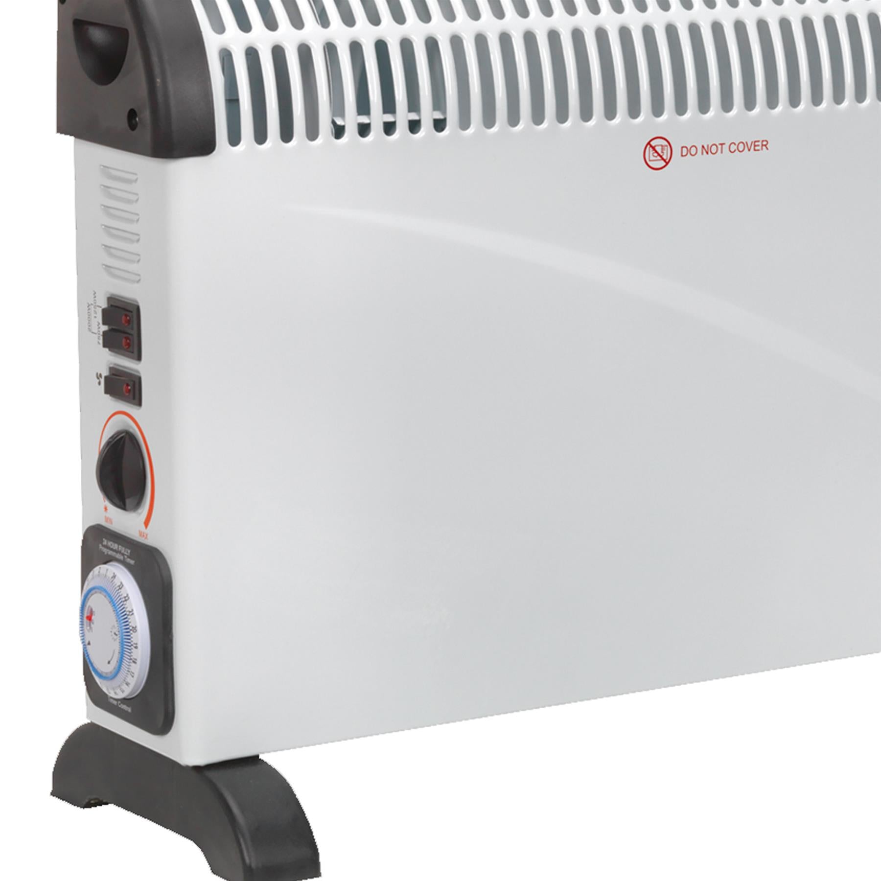 Sealey 2000W/230V Portable Electric Turbo Convector Heater Thermostat & Timer