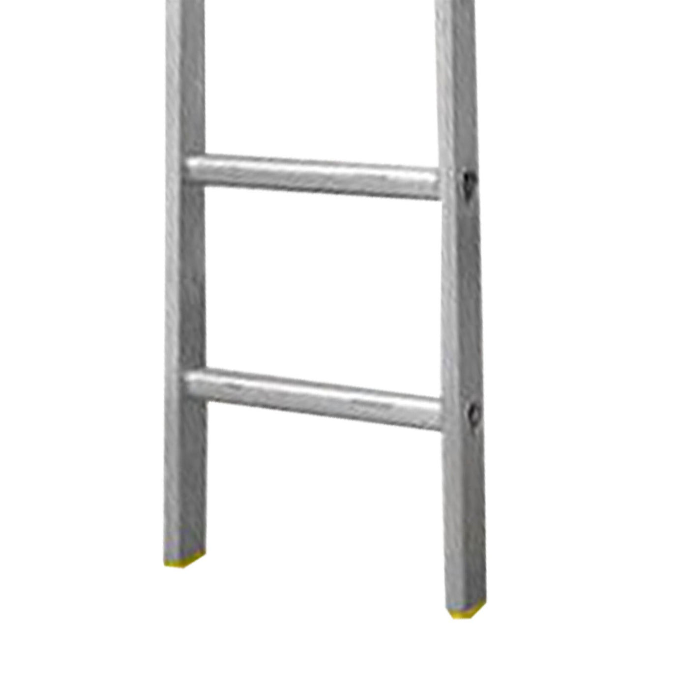 Dapetz PRo 11 Rung Aluminium Extension Ladder 3m, Single Section, Made In Uk
