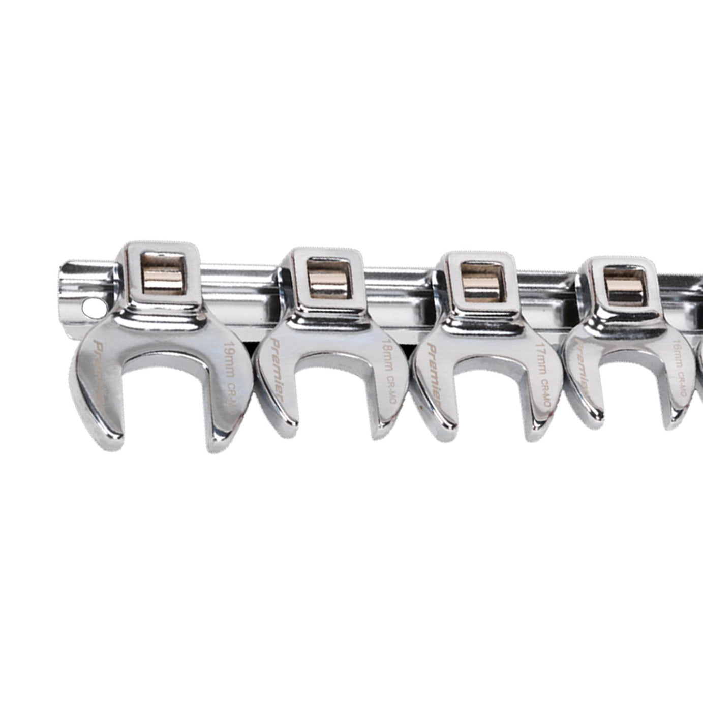 Sealey Crow's Foot Open-End Spanner Set 10pc 3/8"Sq Drive Metric