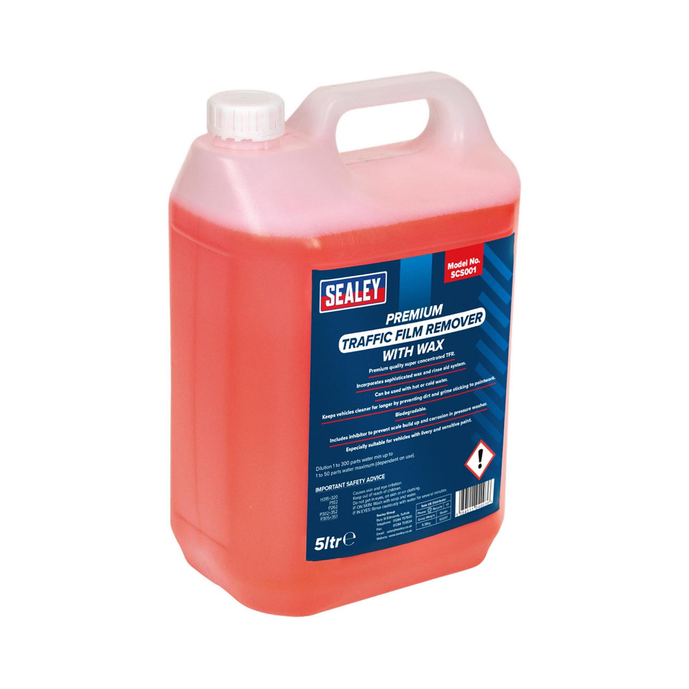 Sealey TFR Premium Detergent with Wax Concentrated 5L