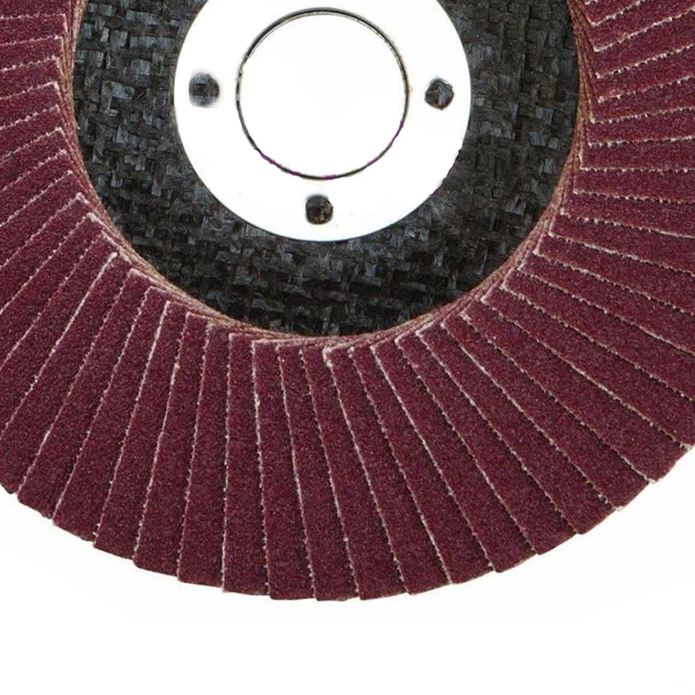 10 x Professional Flap Sanding Discs 115mm 4.5" 120 Grit Angle