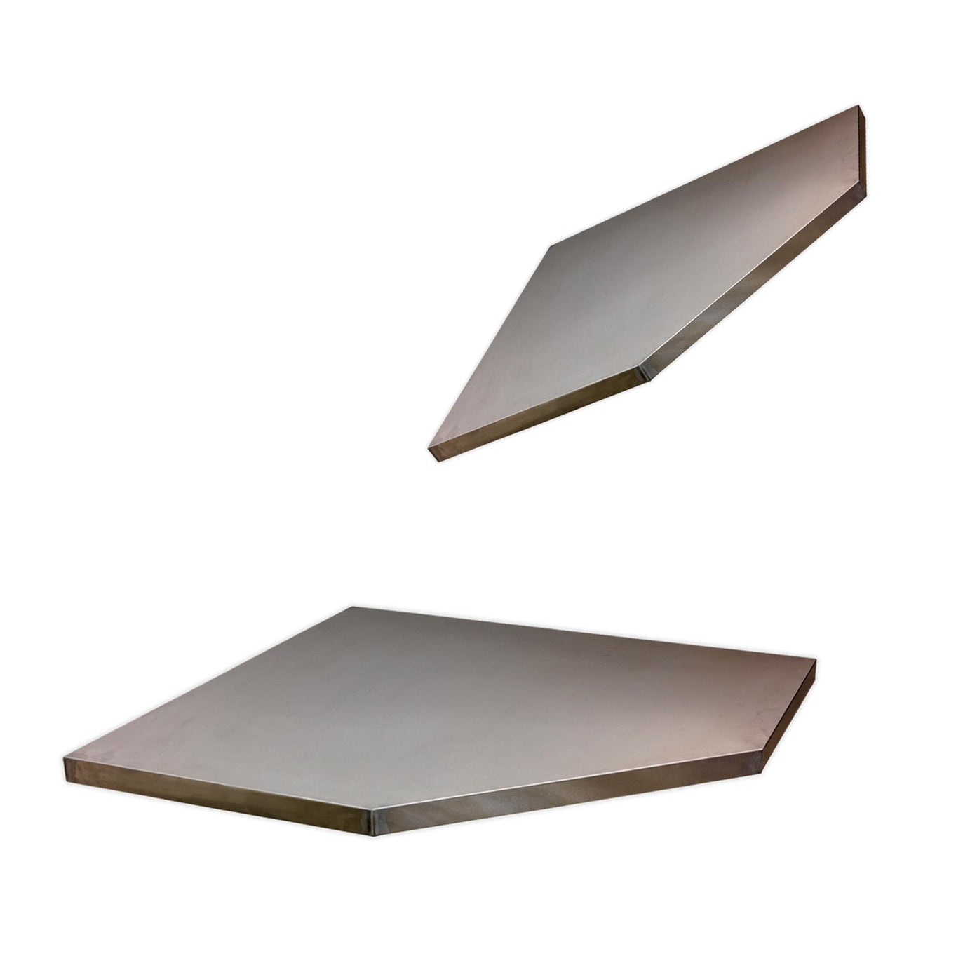 Sealey Stainless Steel Worktop for Modular Corner Cabinet 865mm
