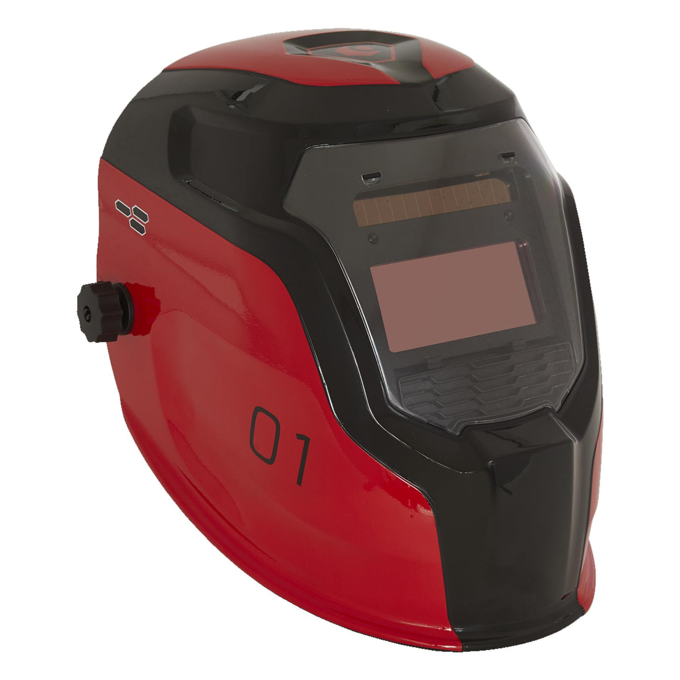Sealey Welding Helmet Auto Darkening - Shade 9-13 - Red