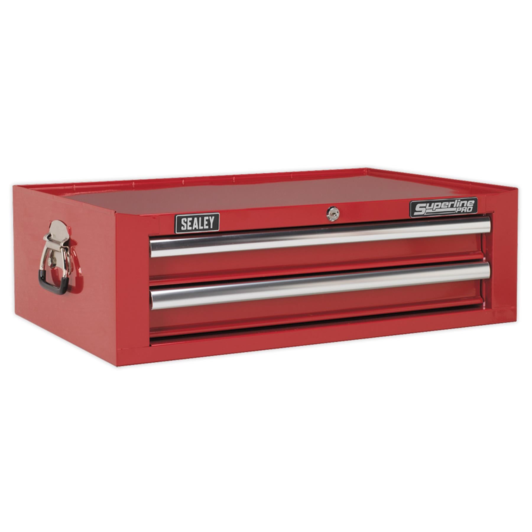 Sealey Mid-Box 2 Drawer with Ball Bearing Slides - Red