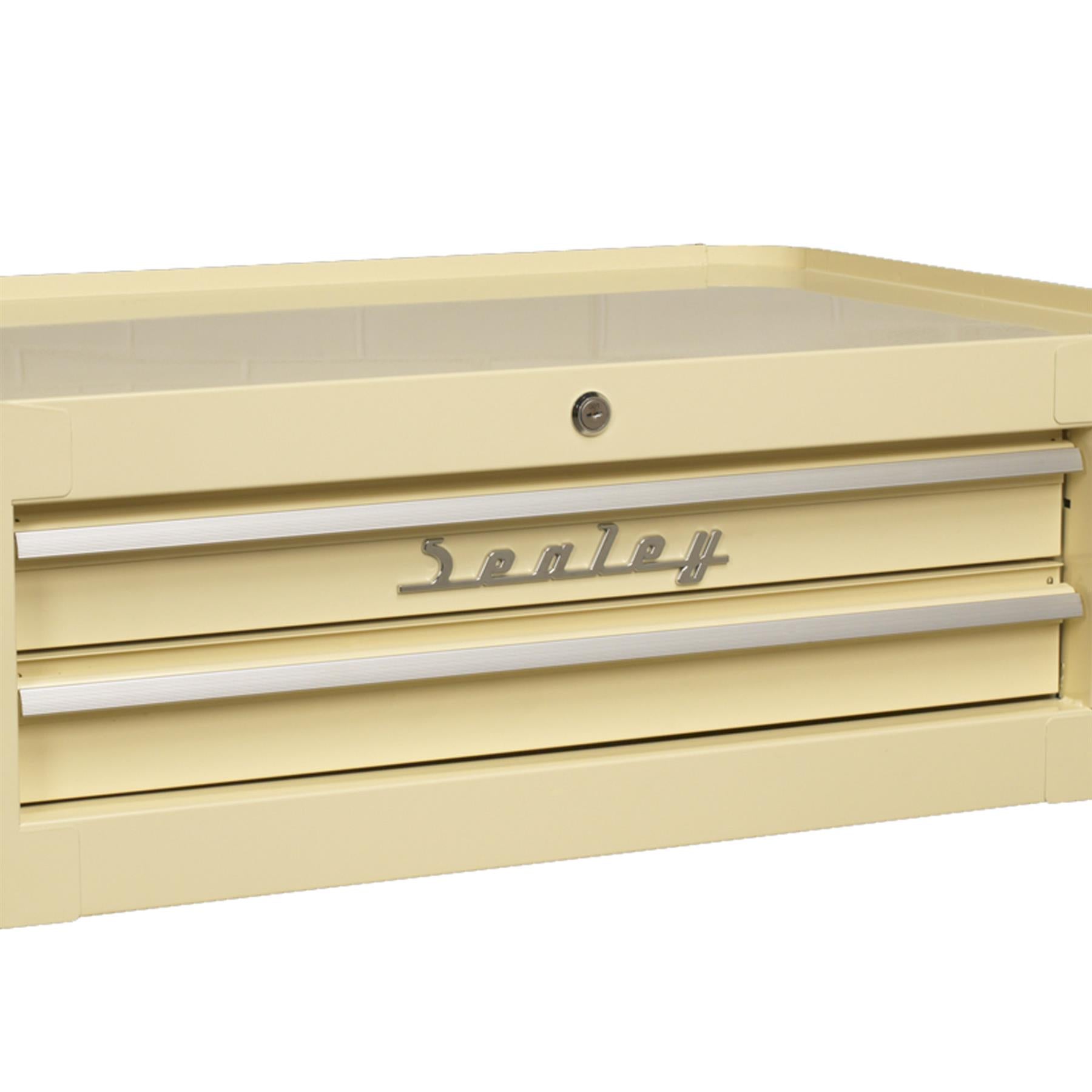 Sealey Mid-Box 2 Drawer Retro Style. two drawers with ball bearing slides