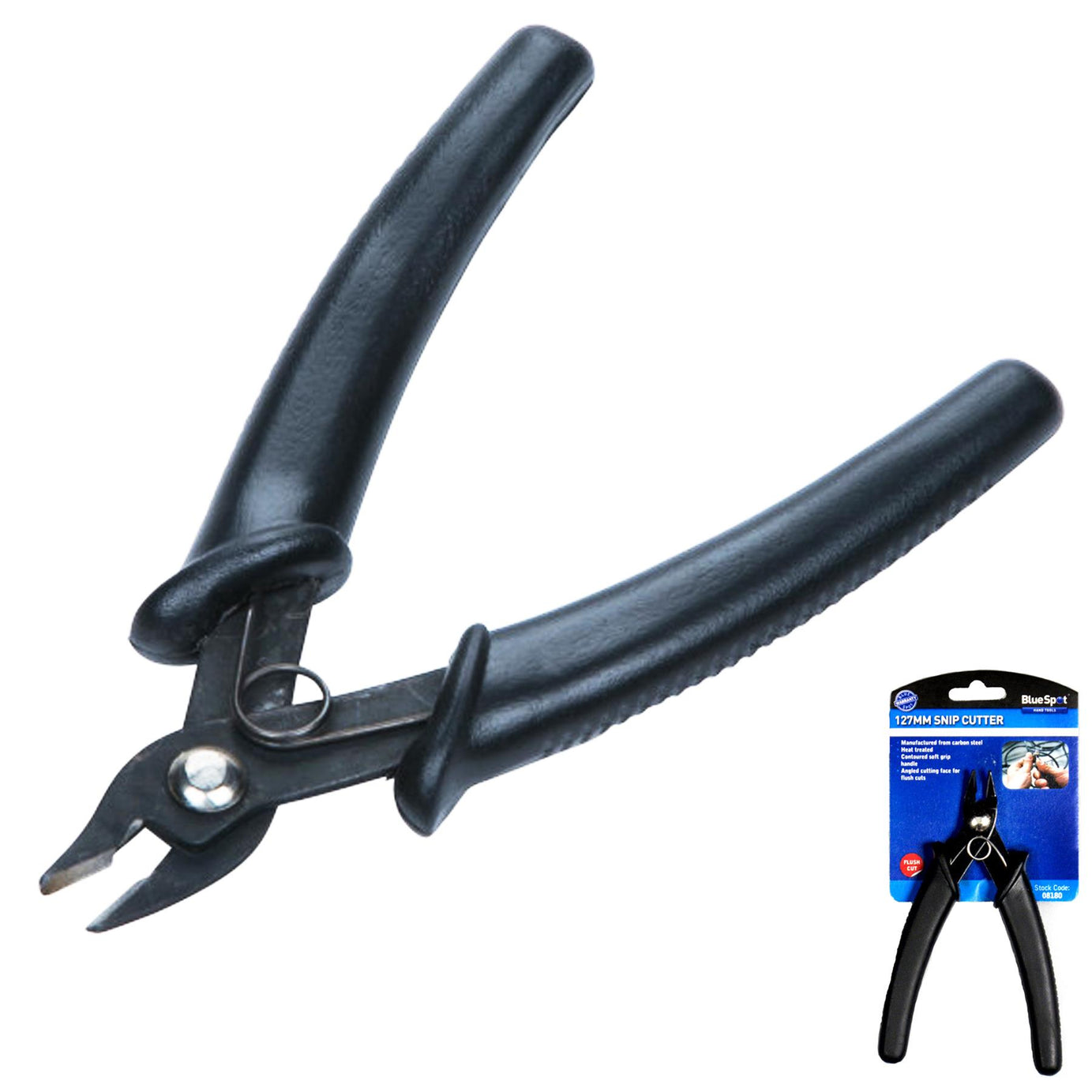 Bluespot 127mm Precision Flush Mini Wire Side Cutter Pliers Cable Snips