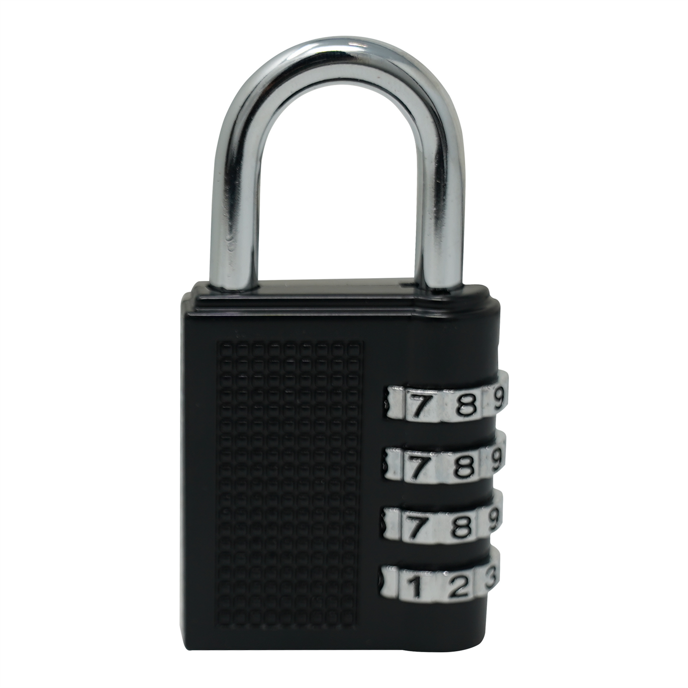 Combination Padlock 4-Digit Outdoor Weatherproof Security School Lock Travel Black 2Pc
