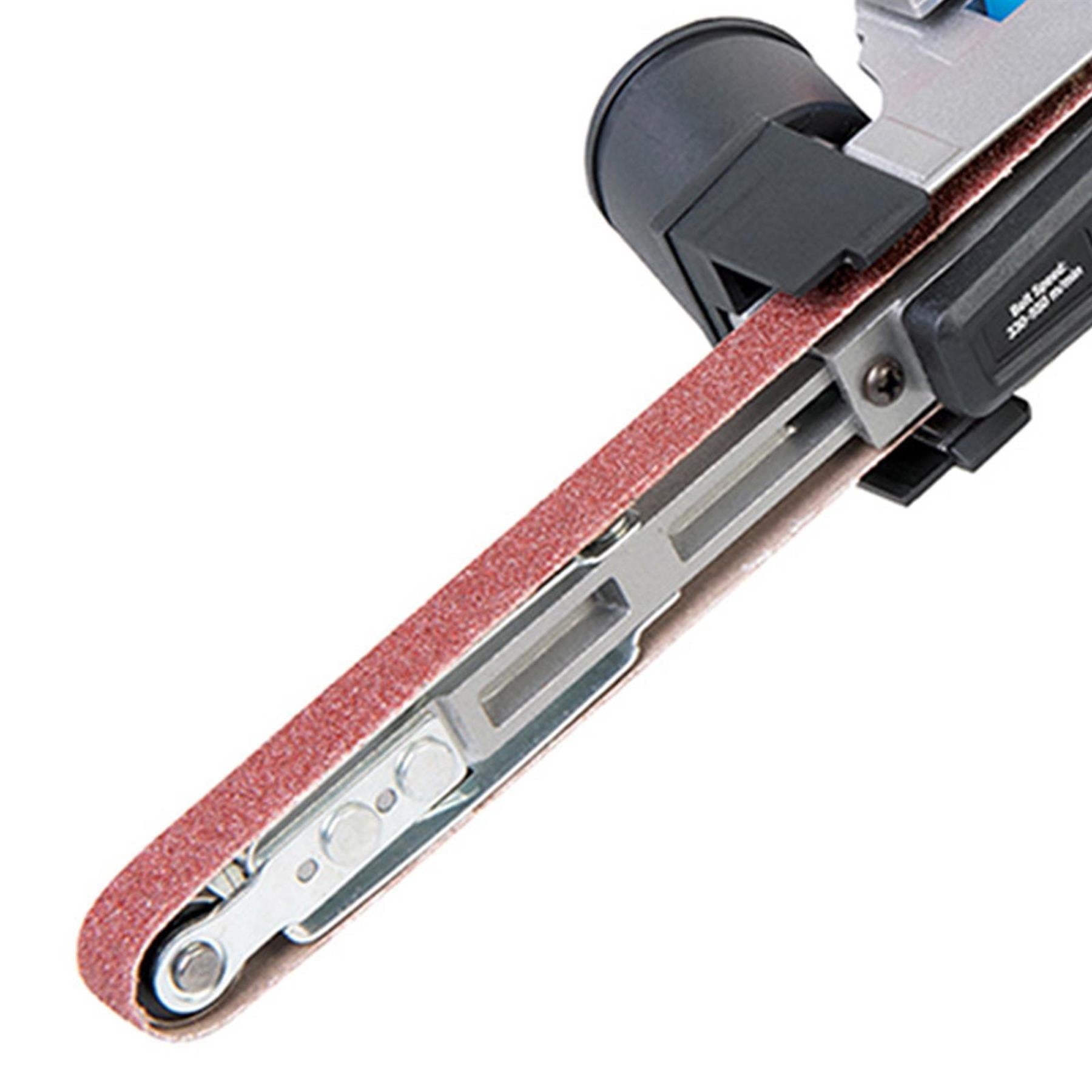 Silverstorm Power File Belt Sander With 12 Sanding Belts 13mm X 457mm