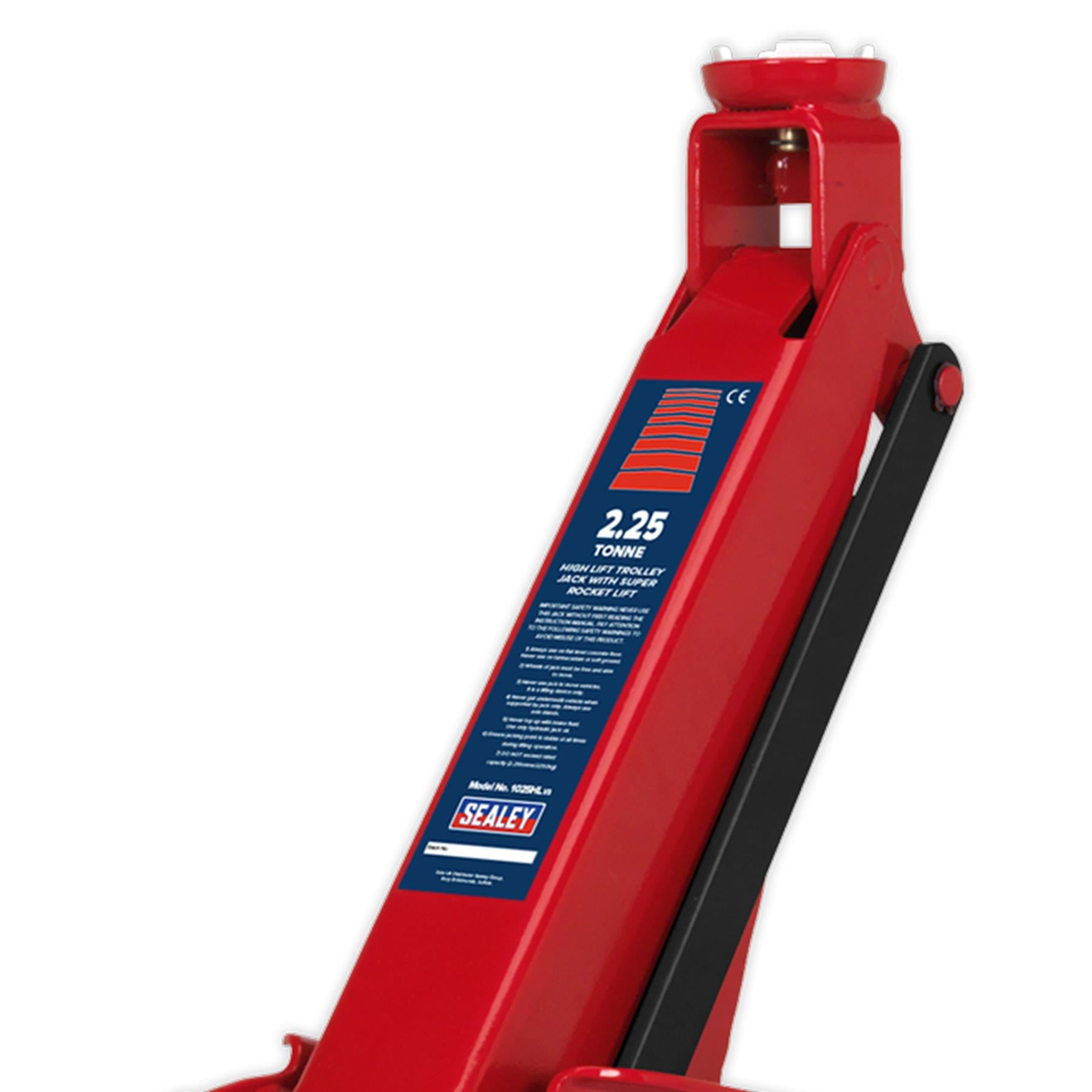 Sealey Trolley Jack 2.25t High Lift SUV Super Rocket Lift