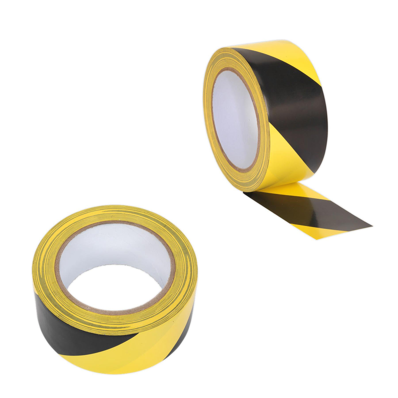 Sealey Hazard Warning Tape 50mm x 33m Black/Yellow
