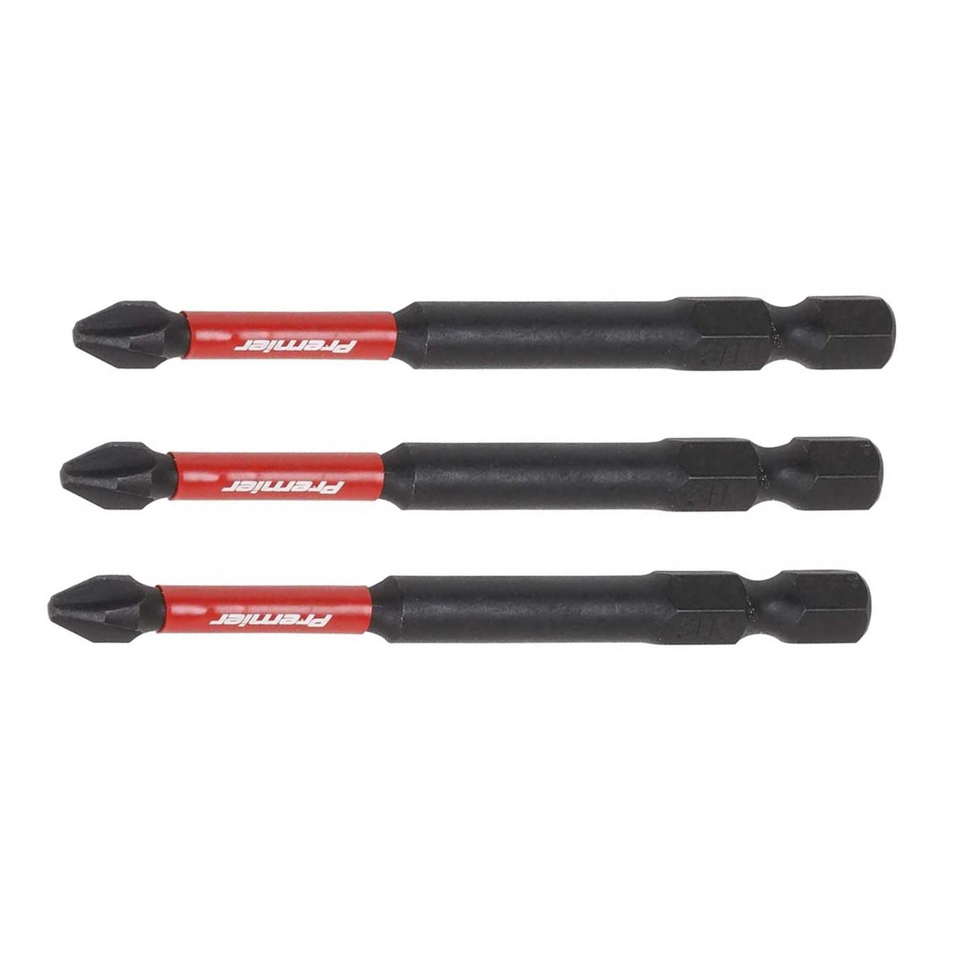 Phillips #2 Impact Power Tool Bits 75mm - 3pc