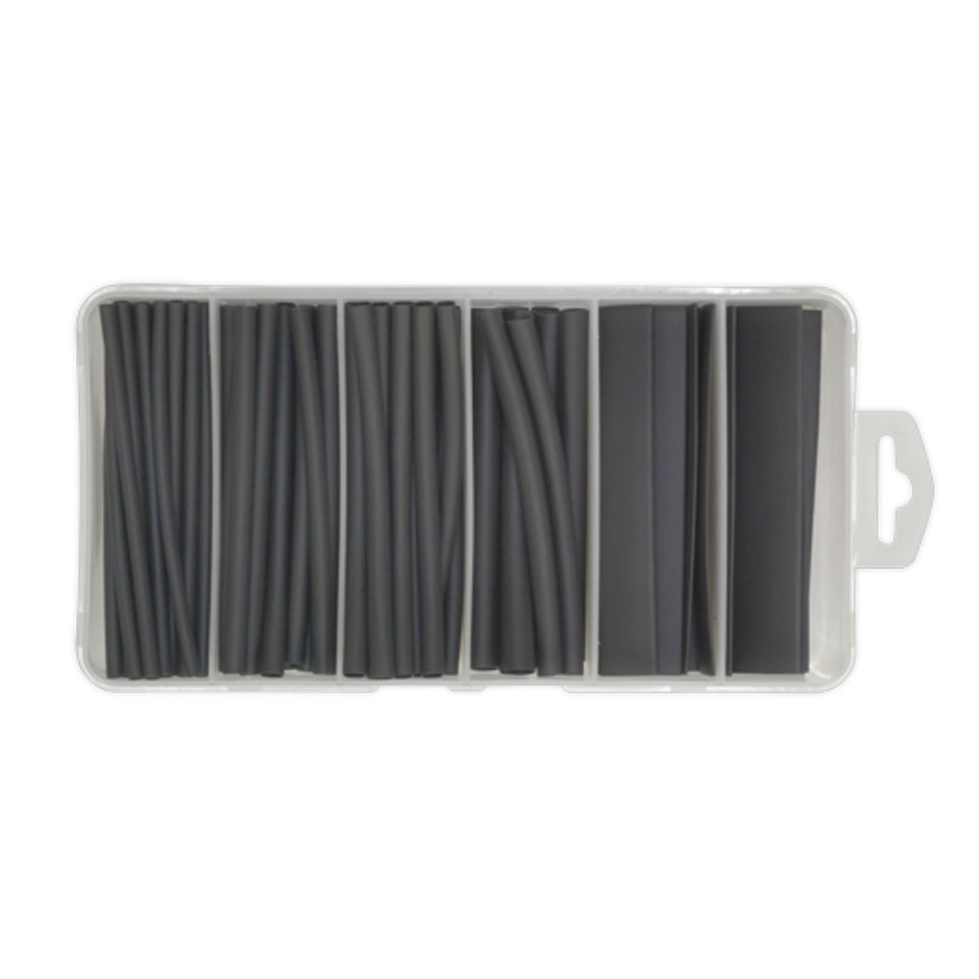 Sealey Heat Shrink Tubing Assortment 95pc 100mm Black