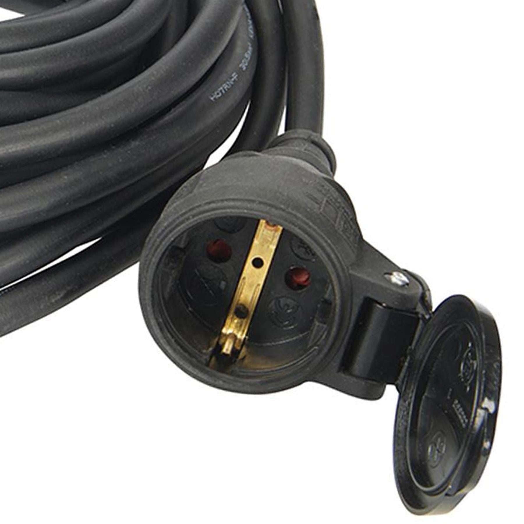 European Type F Schuko Extension Lead 10 Meter F Cee 7/4 Socket & Schuko Cee 7/7