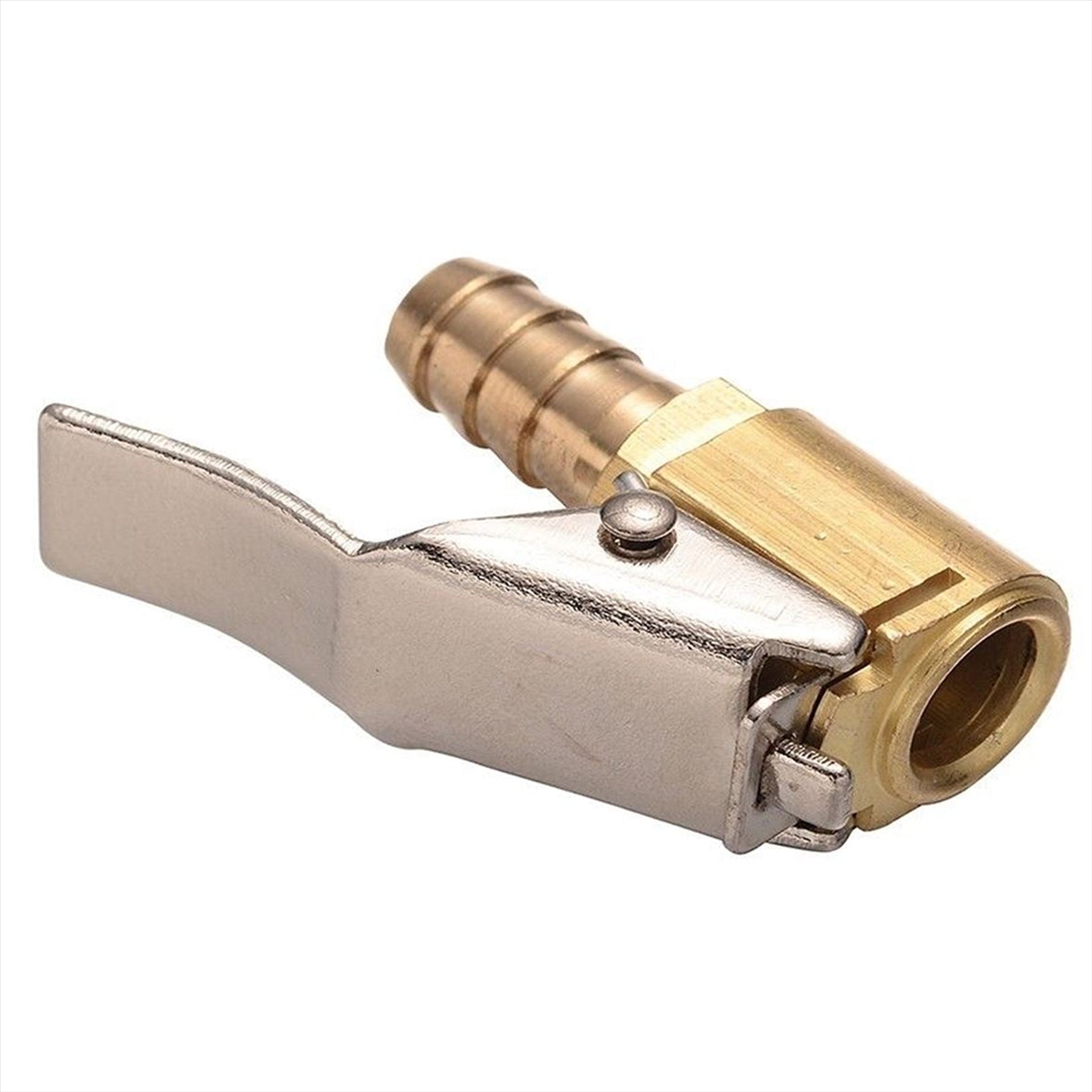 Tyre Valve Air Connector Car Truck Airline Inflator for 8mm Hose Brass lock Clip