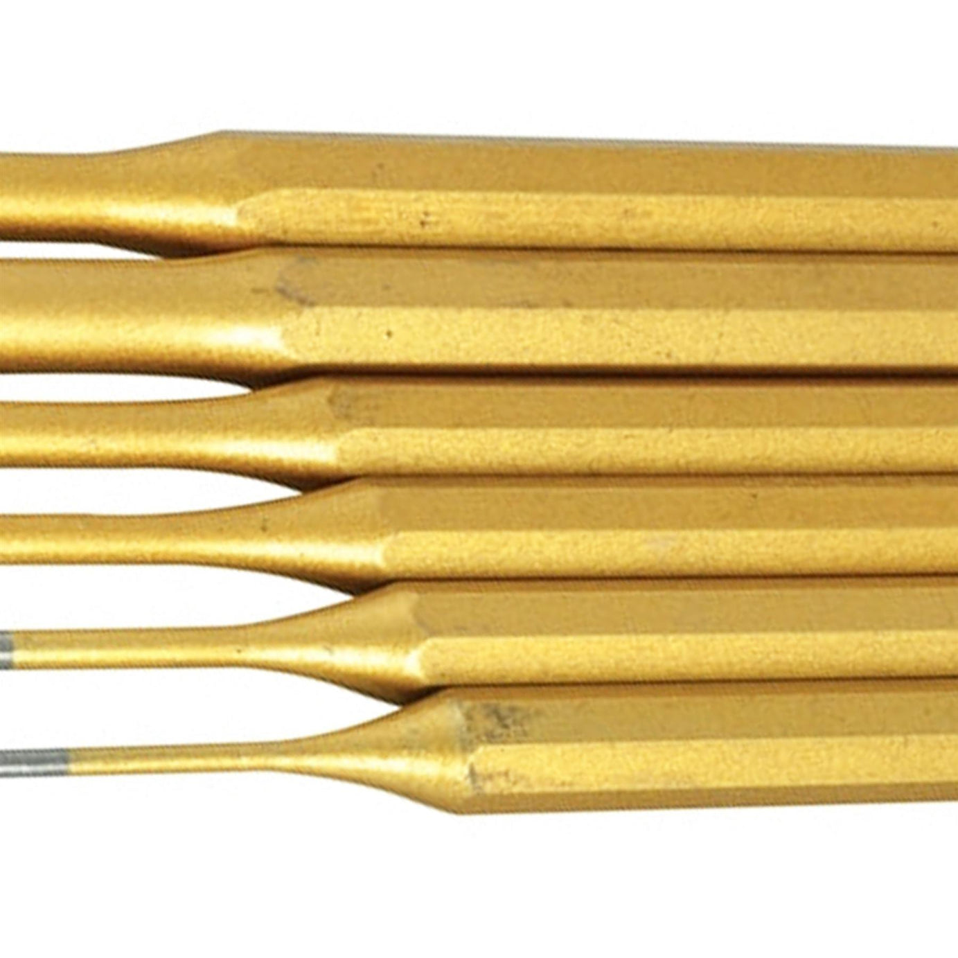 Bluespot 6 Pce Parallel Pin Punch Set Heavy Duty For Mechanics Engineers And Diy