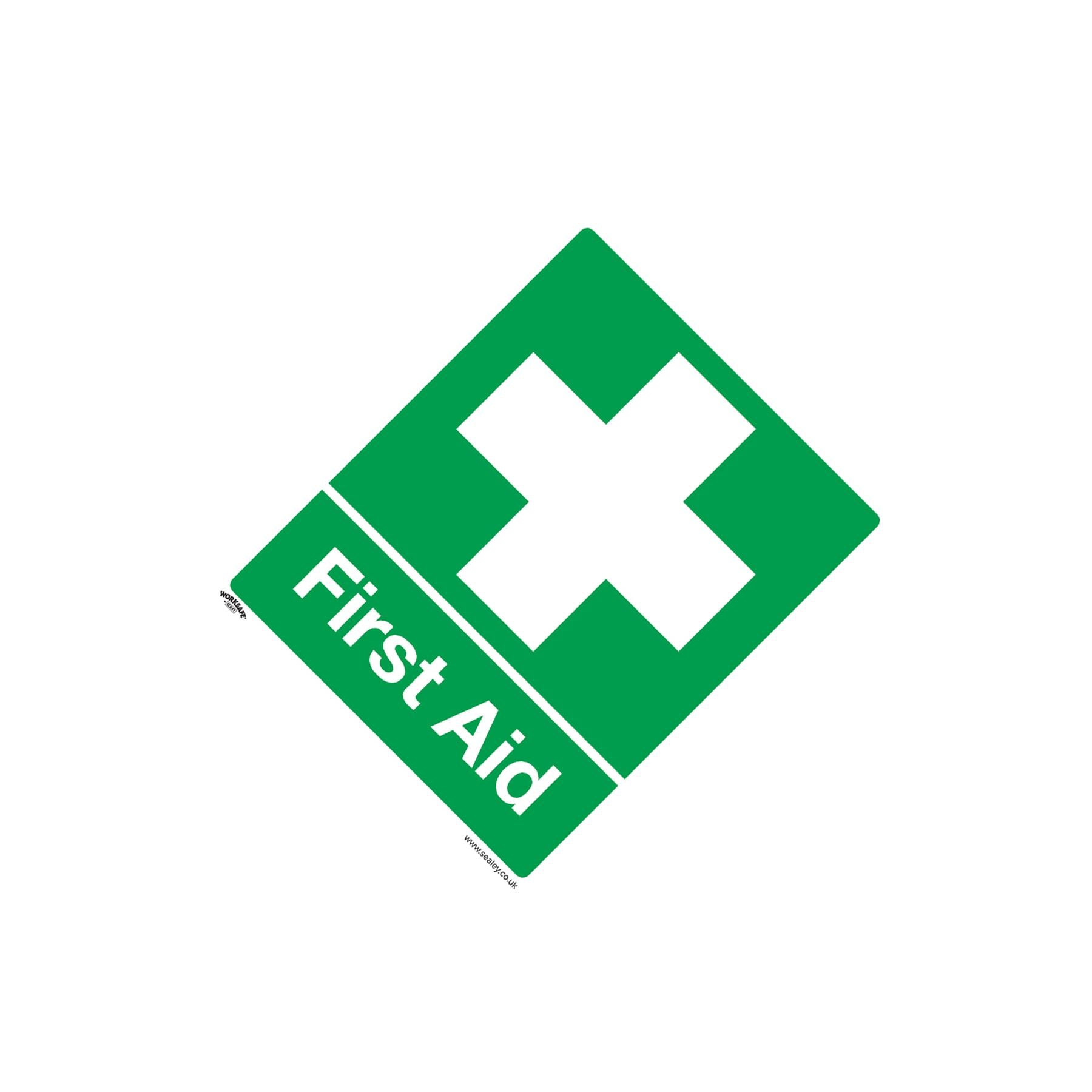 Safety Sign - First Aid - Rigid Plastic
