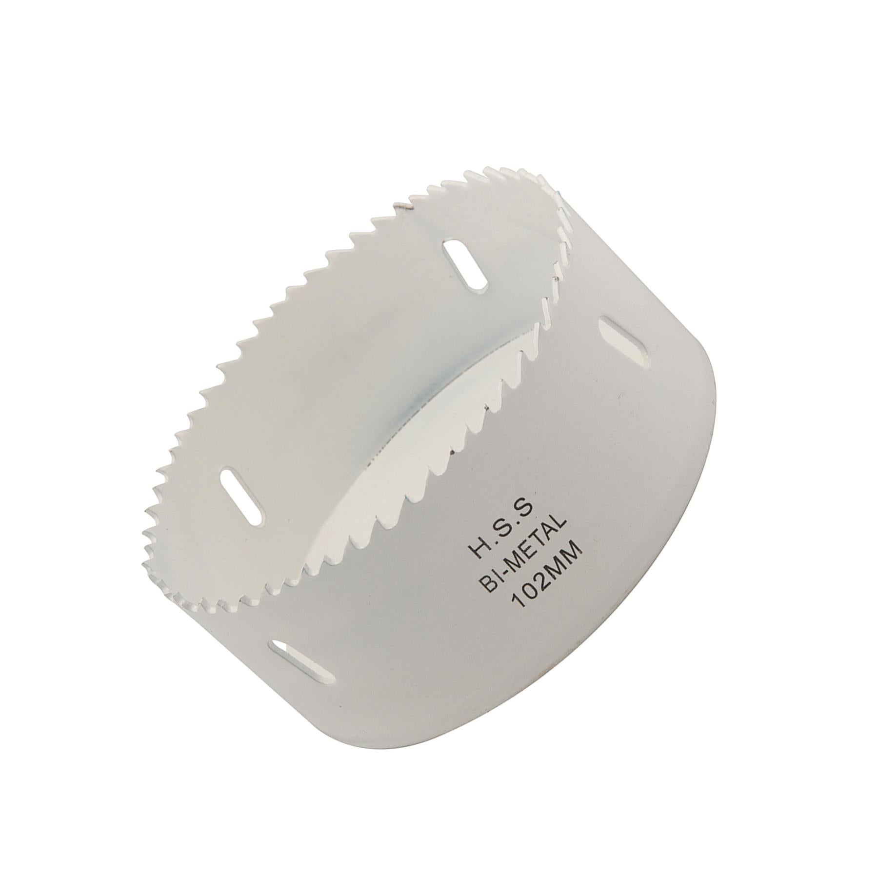 Heavy Duty Bi-Metal Holesaw 102mm Variable Pitch Steel Wood Metal Pvc Fast Clean