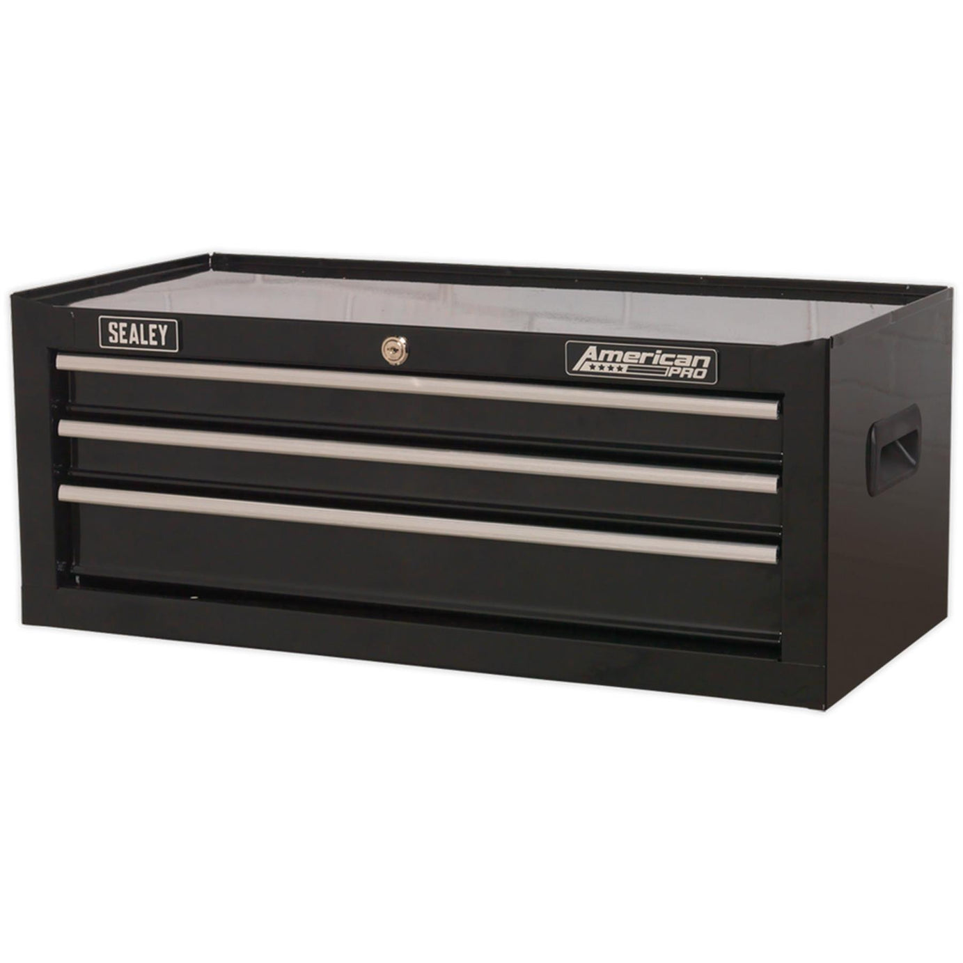 Sealey Mid-Box 3 Drawer with Ball-Bearing Slides - Black