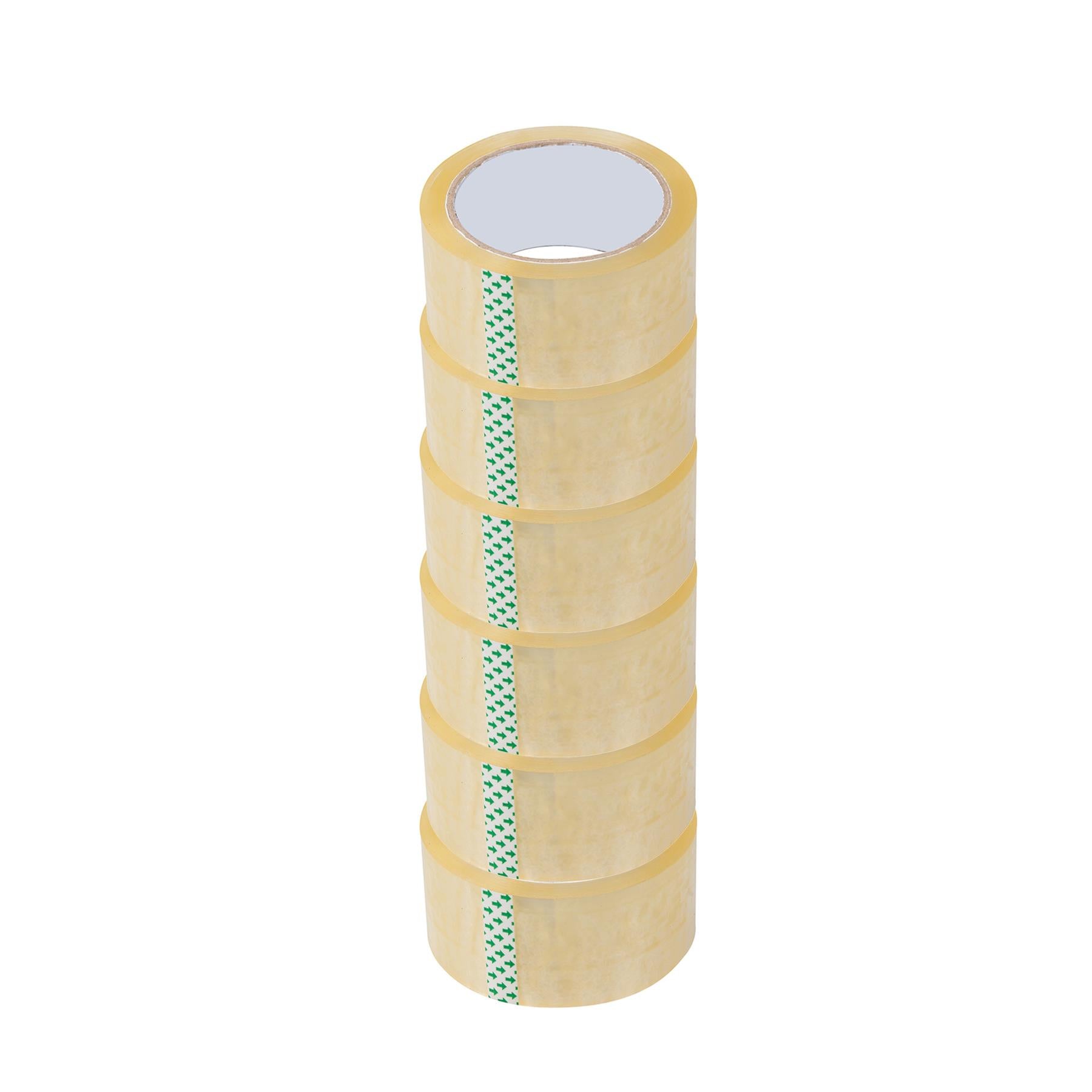 Fixman Clear 6pk Parcel Packing Tape Carton Sealing 48mmX66m Cellotape Packaging