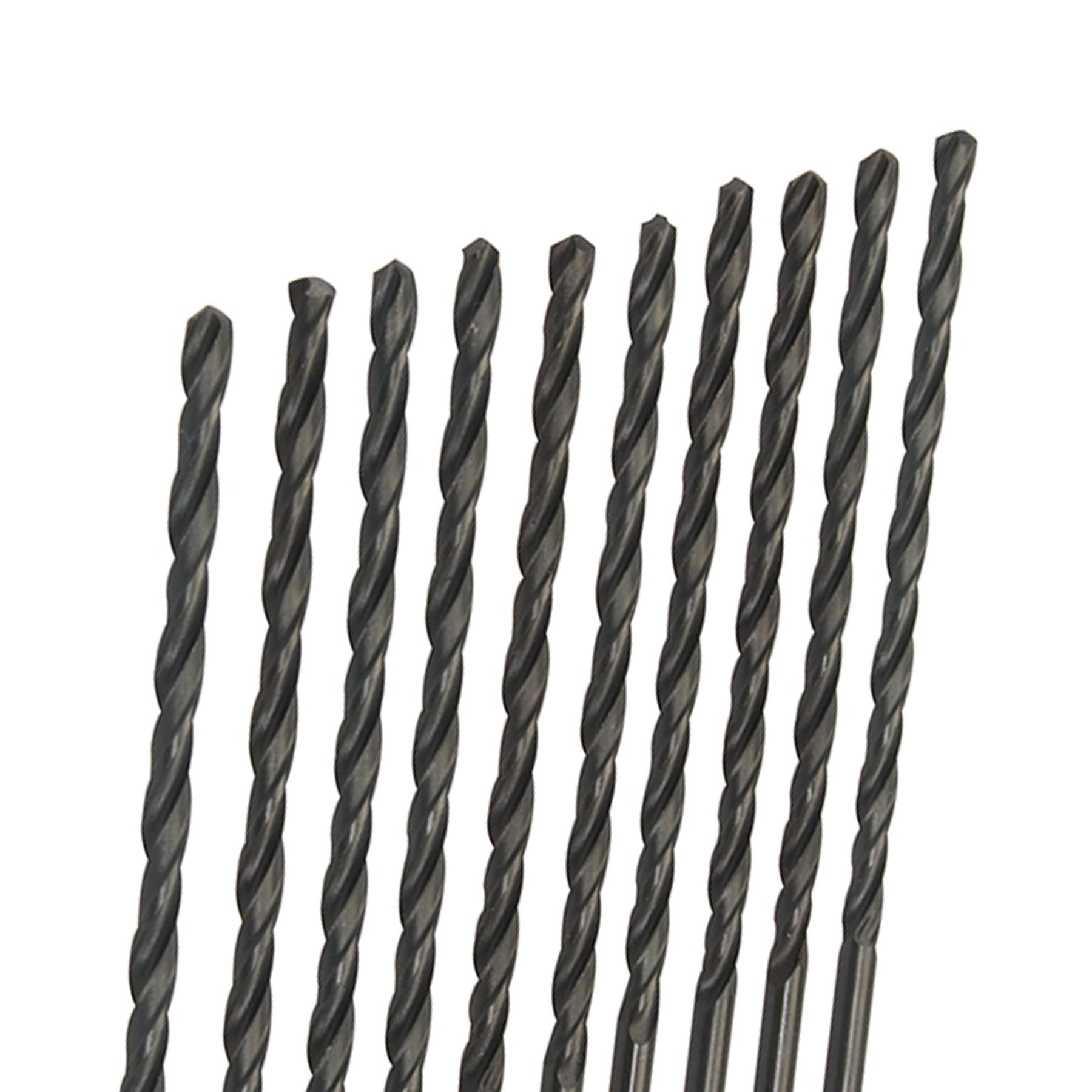 Long HSS Metric Jobber Drill Bits 4mm x 119mm Metal Steel Wood Plastic 10pk