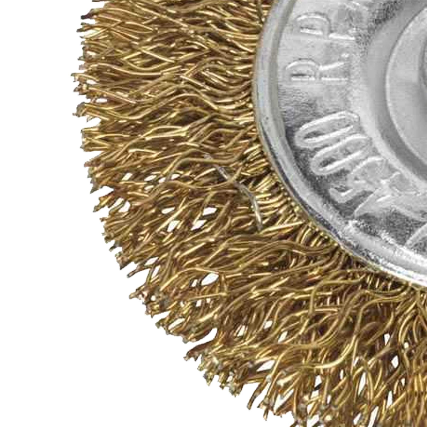 Sealey Flat Wire Brush 50mm with 6mm Shaft