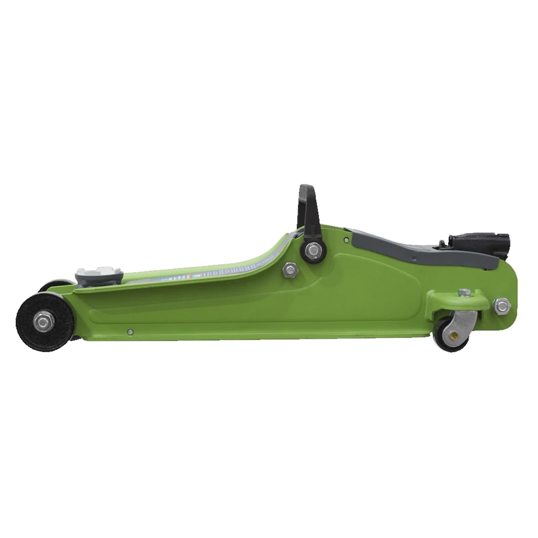 Sealey Trolley Jack 2 Tonne Low Entry Short Chassis Green Car Lift Heavy Duty
