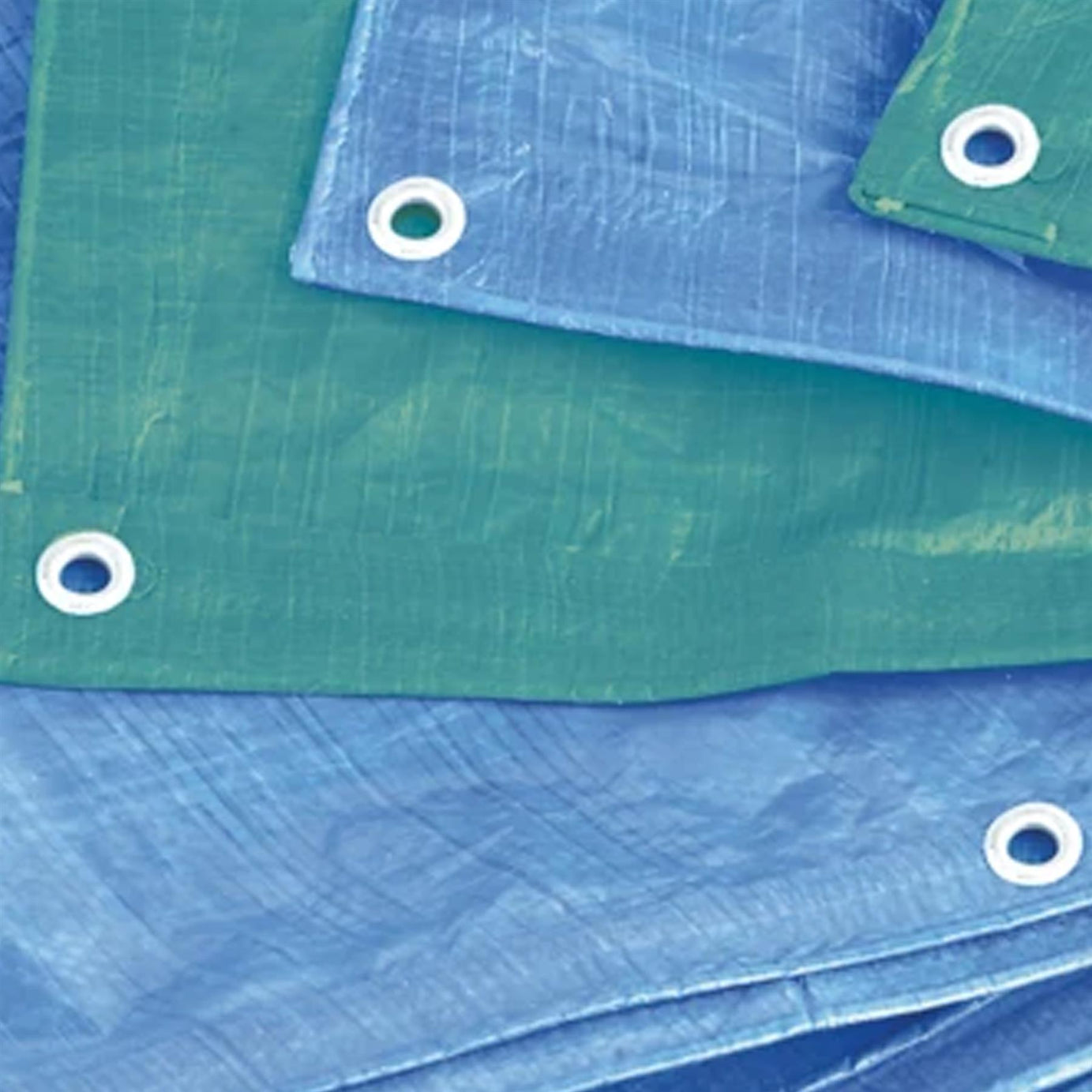Tarpaulin 3.05 x 3.66m Green Tear-Proof And Waterproof  Sealey