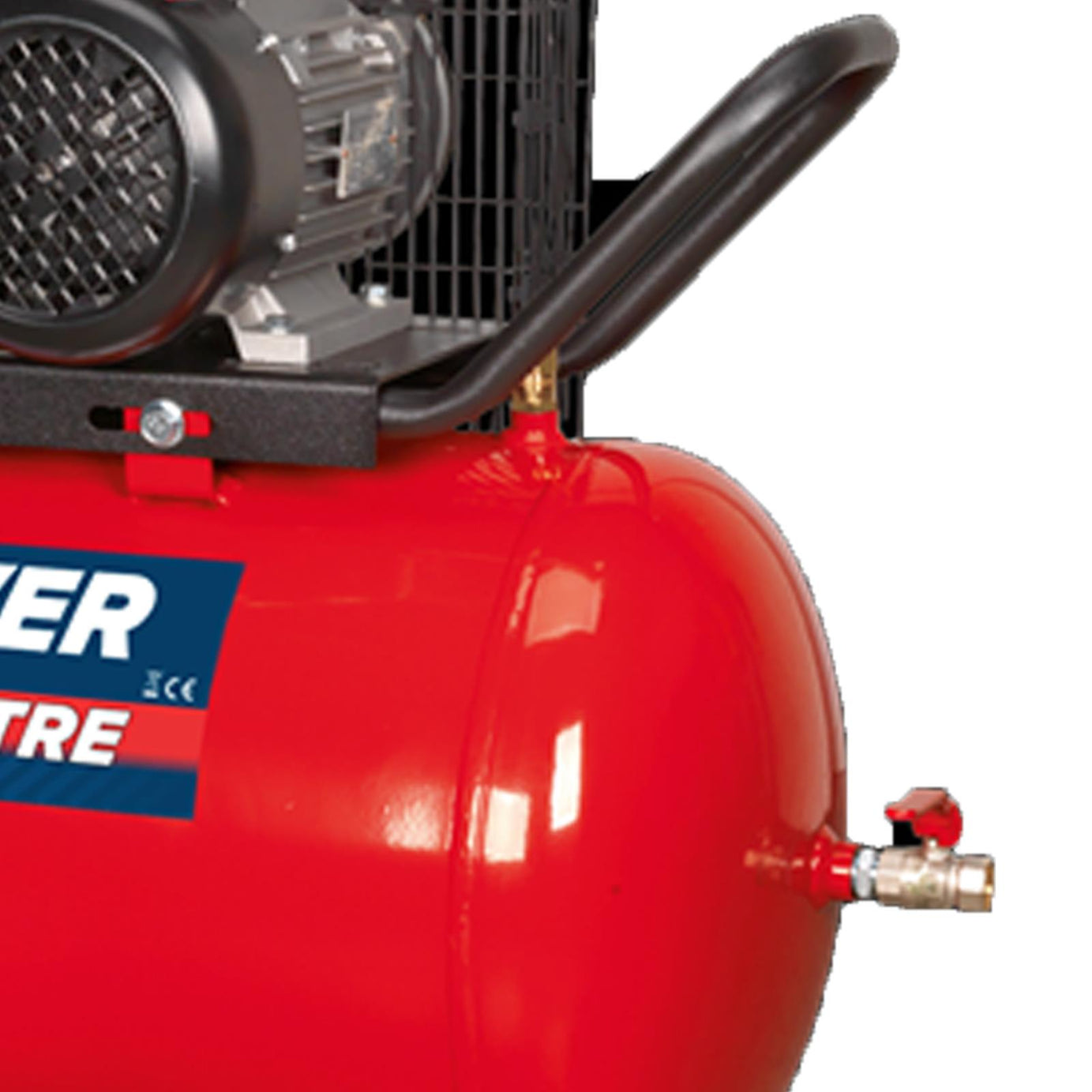 Sealey Compressor 100L Belt Drive 3hp with Cast Cylinders & Wheels