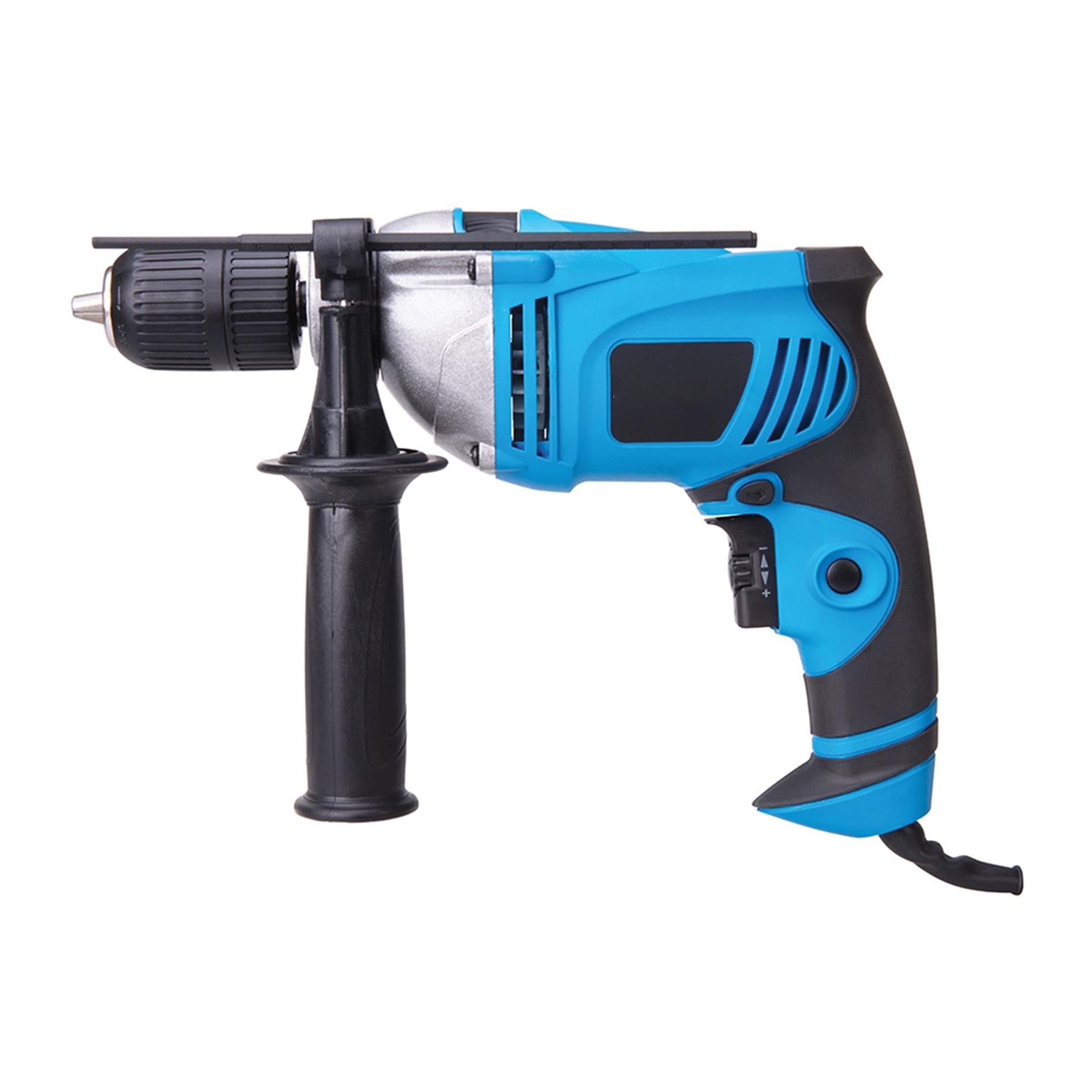 710W Variable Speed Electric Hammer Action Power Drill For Steel Concrete & Wood
