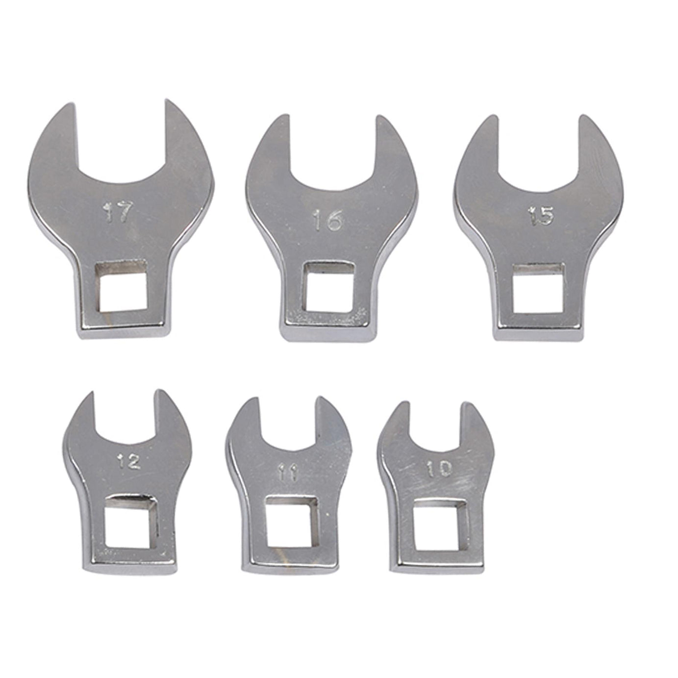 10-19mm Crows Foot Spanner Set 10pce Supplied In A Plastic Storage