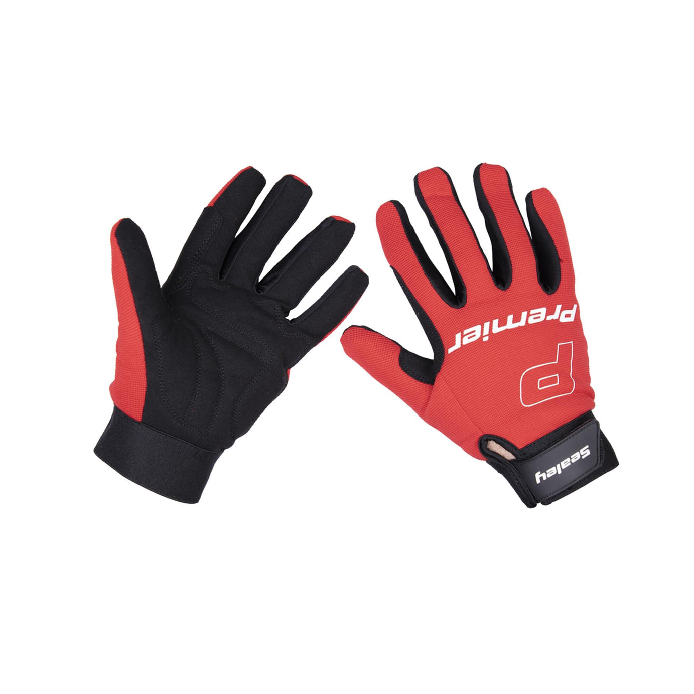 Sealey Mechanic's Gloves Padded Palm - Large Pair