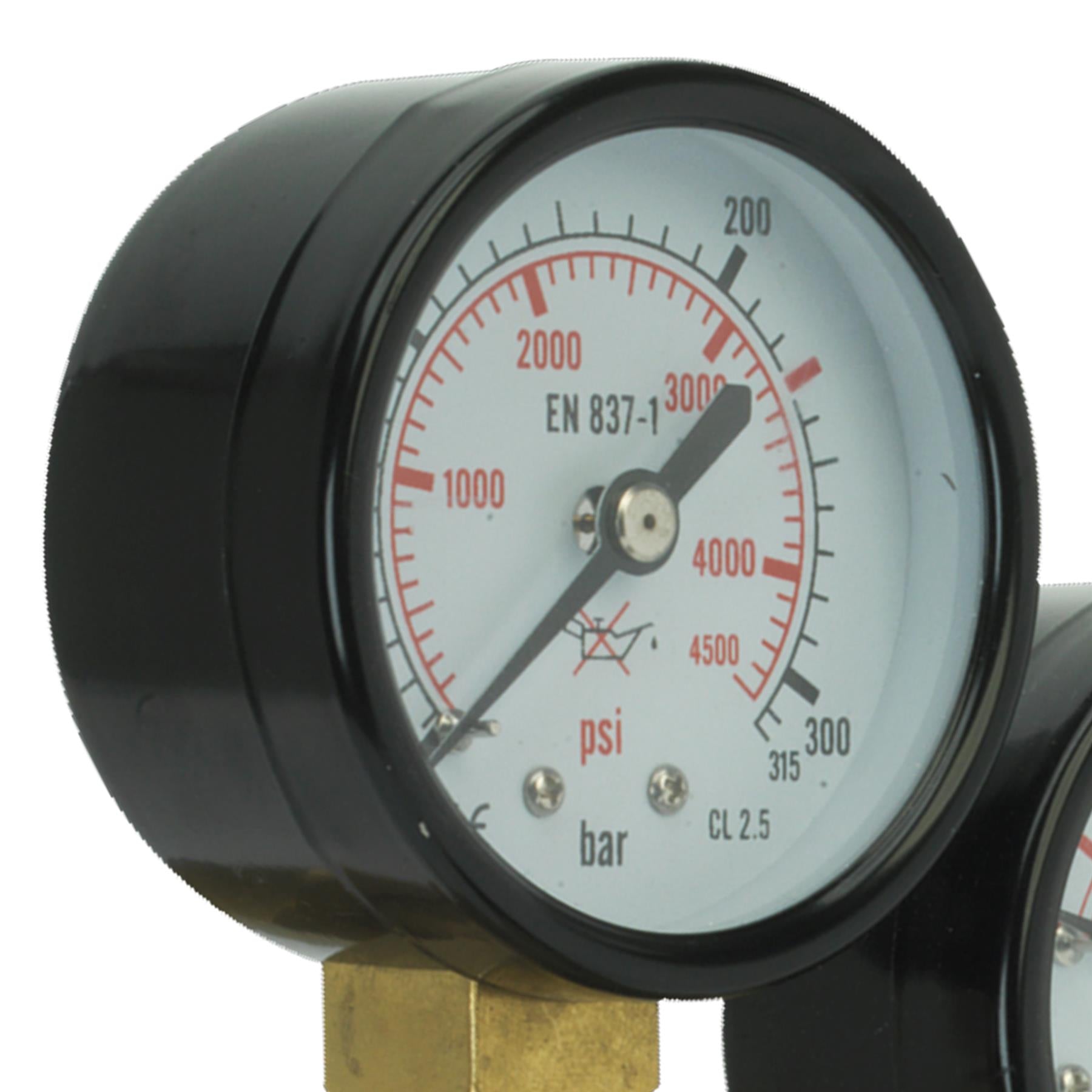 Sealey MIG Gas Regulator 2 Gauge Industrial