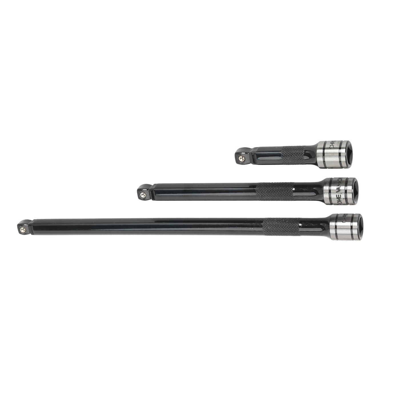 Sealey Wobble/Rigid Extension Bar Set 3pc 3/8"Sq Drive Black Series