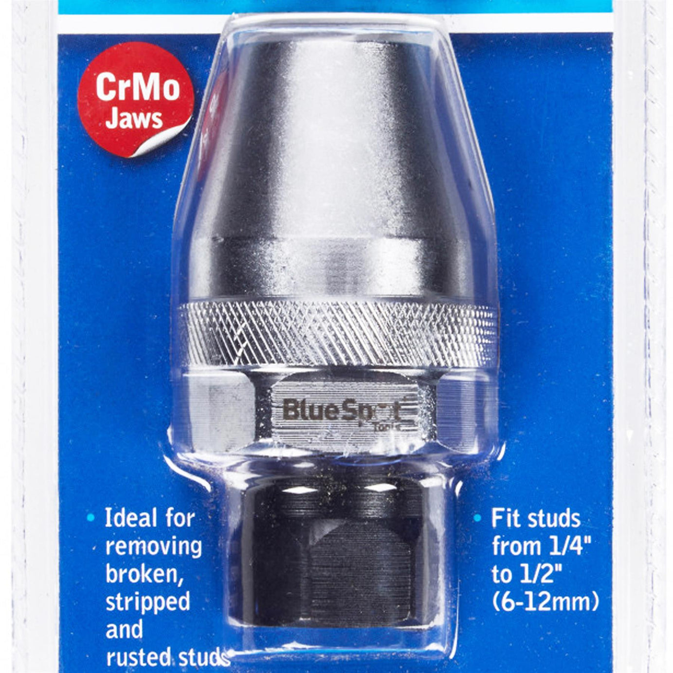 BlueSpot Impact Stud Extractor Bolt Remover Stripped Bolts 6mm-12mm 3/8"