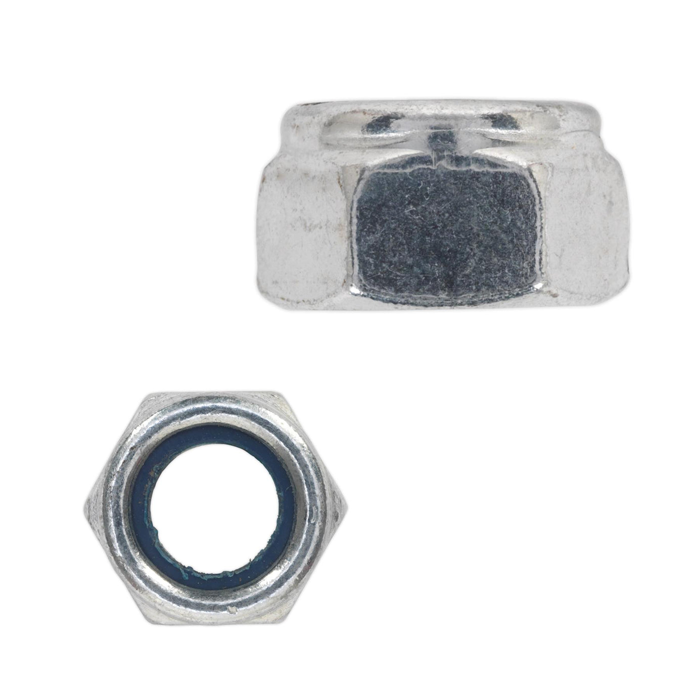 Sealey Nylon Locknut M14 Zinc Pack of 25