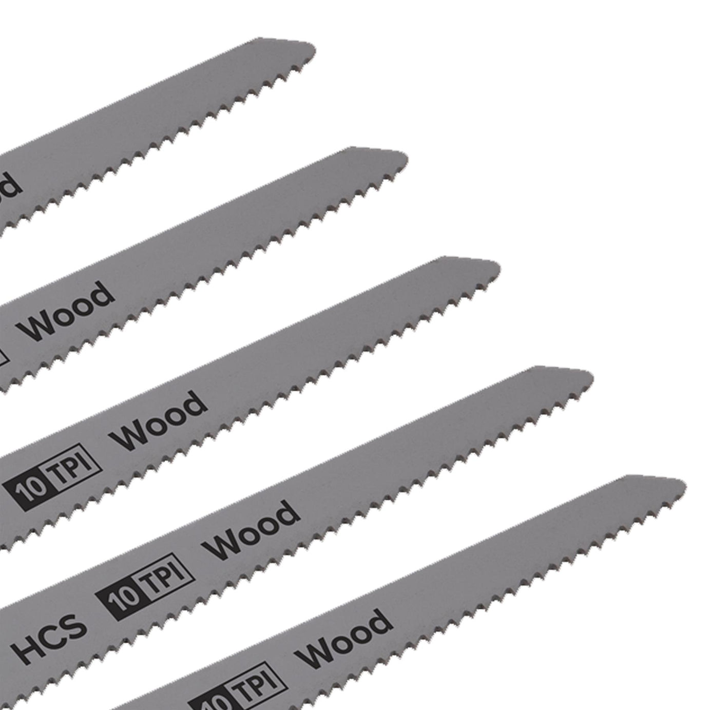 Sealey Reciprocating Saw Blade Clean Wood 150mm 10tpi - Pack of 5