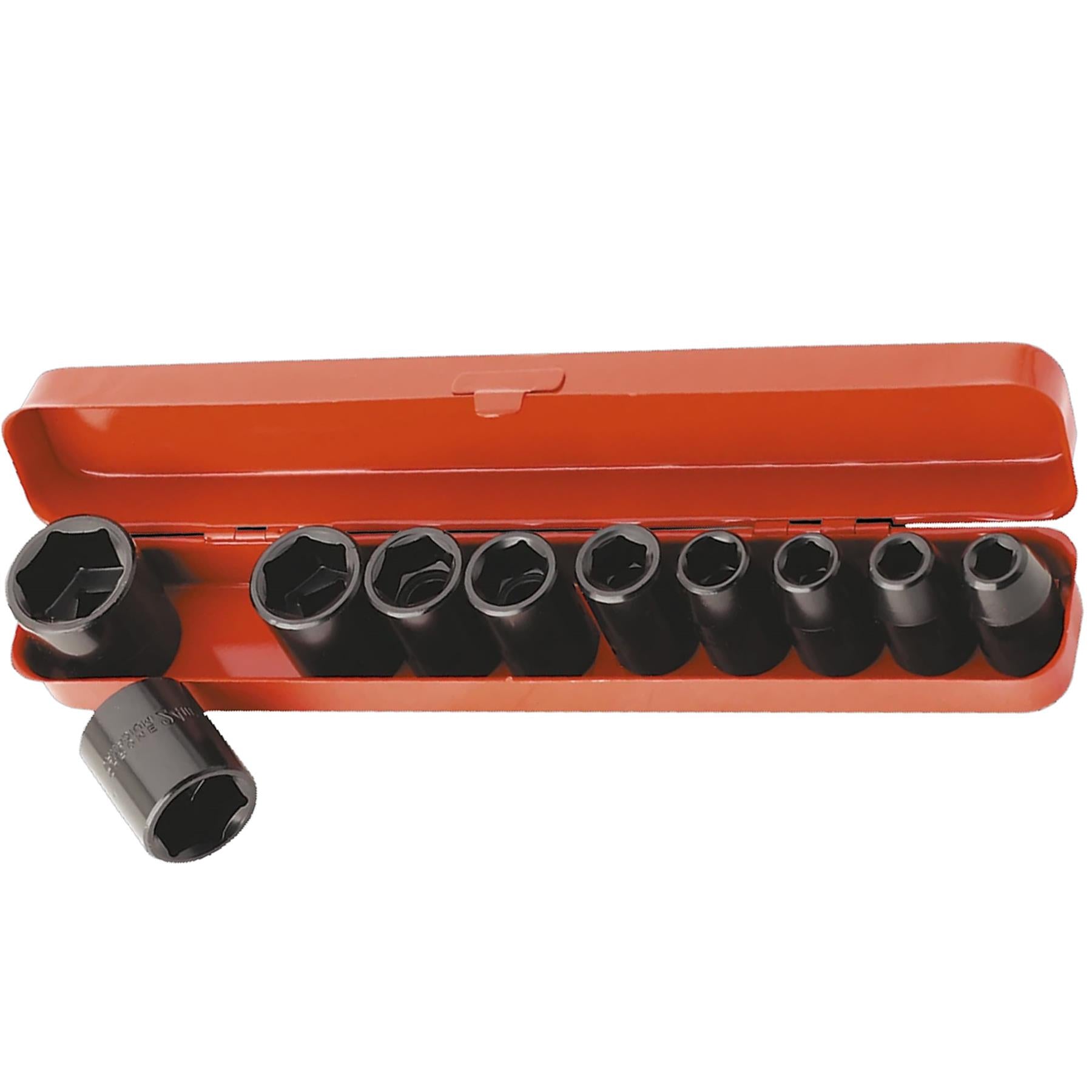Sealey Impact Socket Set 10pc 1/2"Sq Drive Metric