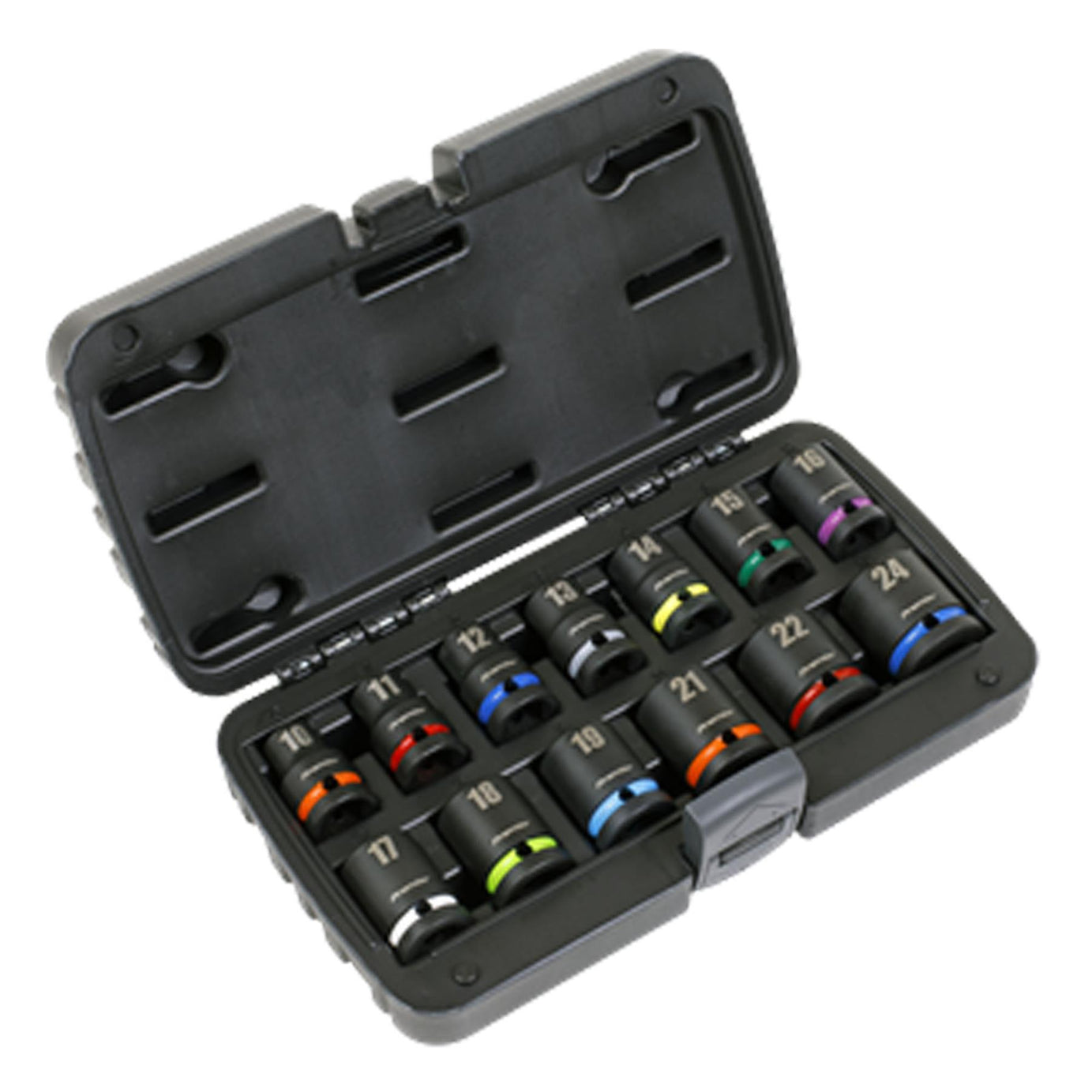 Sealey Impact Socket Set 13pc 1/2"Sq Drive Metric