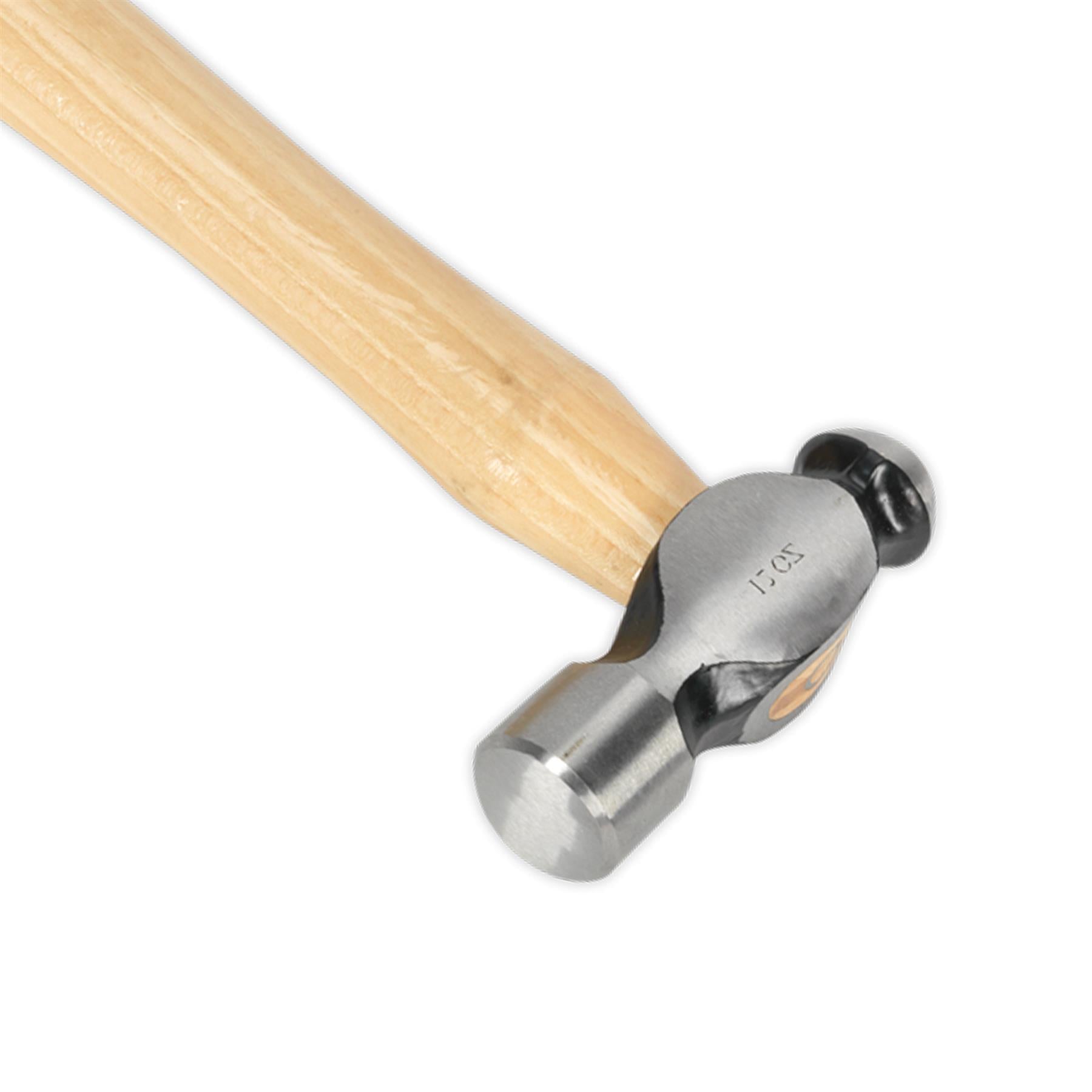 Sealey Ball Pein Hammer 12oz Hickory Shaft