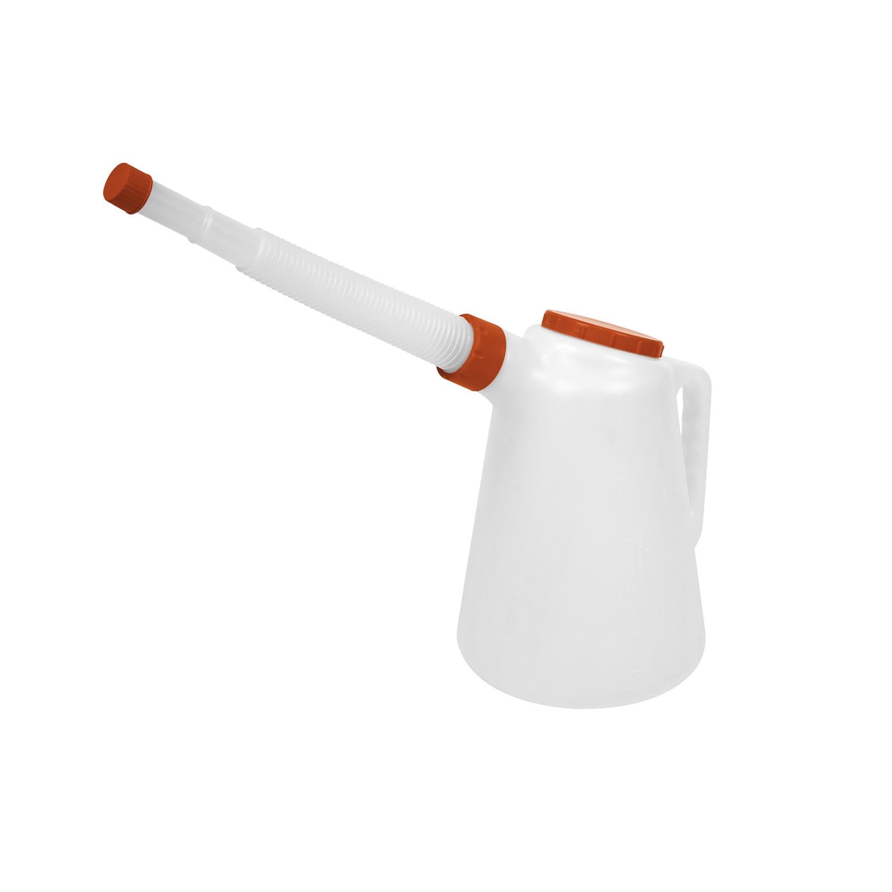 Sealey Oil Container with Red Lid & Flexible Spout 5L