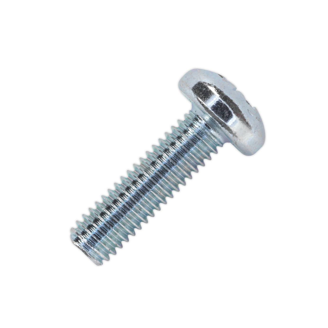 Sealey Machine Screw M6 x 20mm Pan Head Pozi Zinc Pack of 50