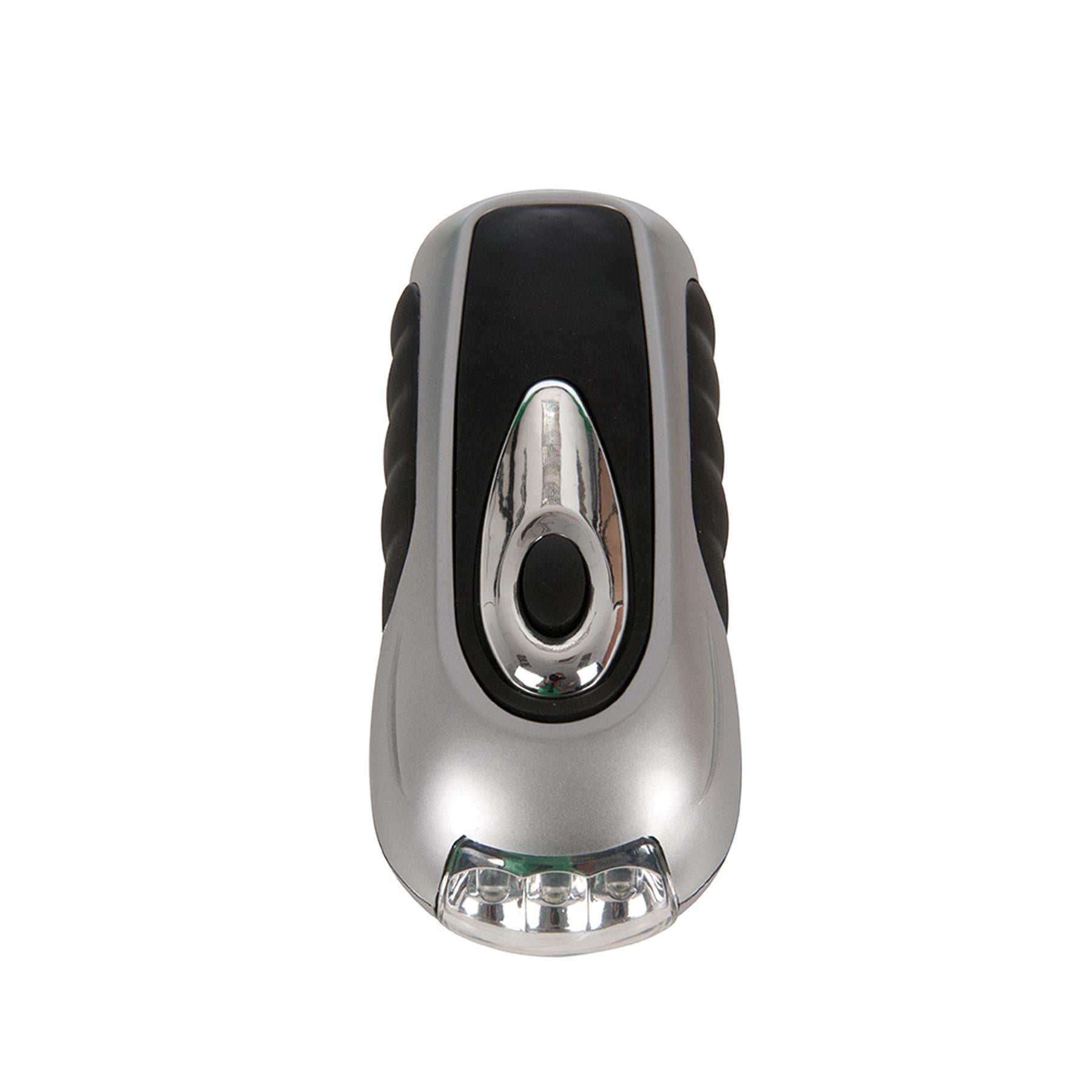 Led Wind-Up Torch 3 Led High Intensity Camping Outdoor Warehouse Emergency DIY