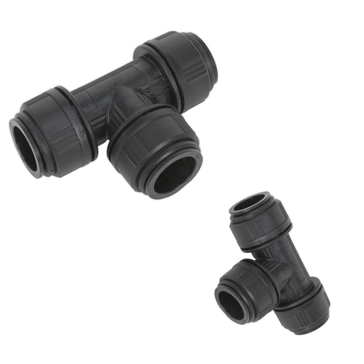 Sealey Equal Tee Ø28mm Pack of 5 (John Guest Speedfit® - PM0228E)