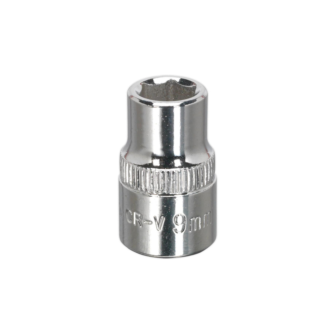 Sealey WallDrive Socket 9mm 3/8"Sq Drive Fully Polished